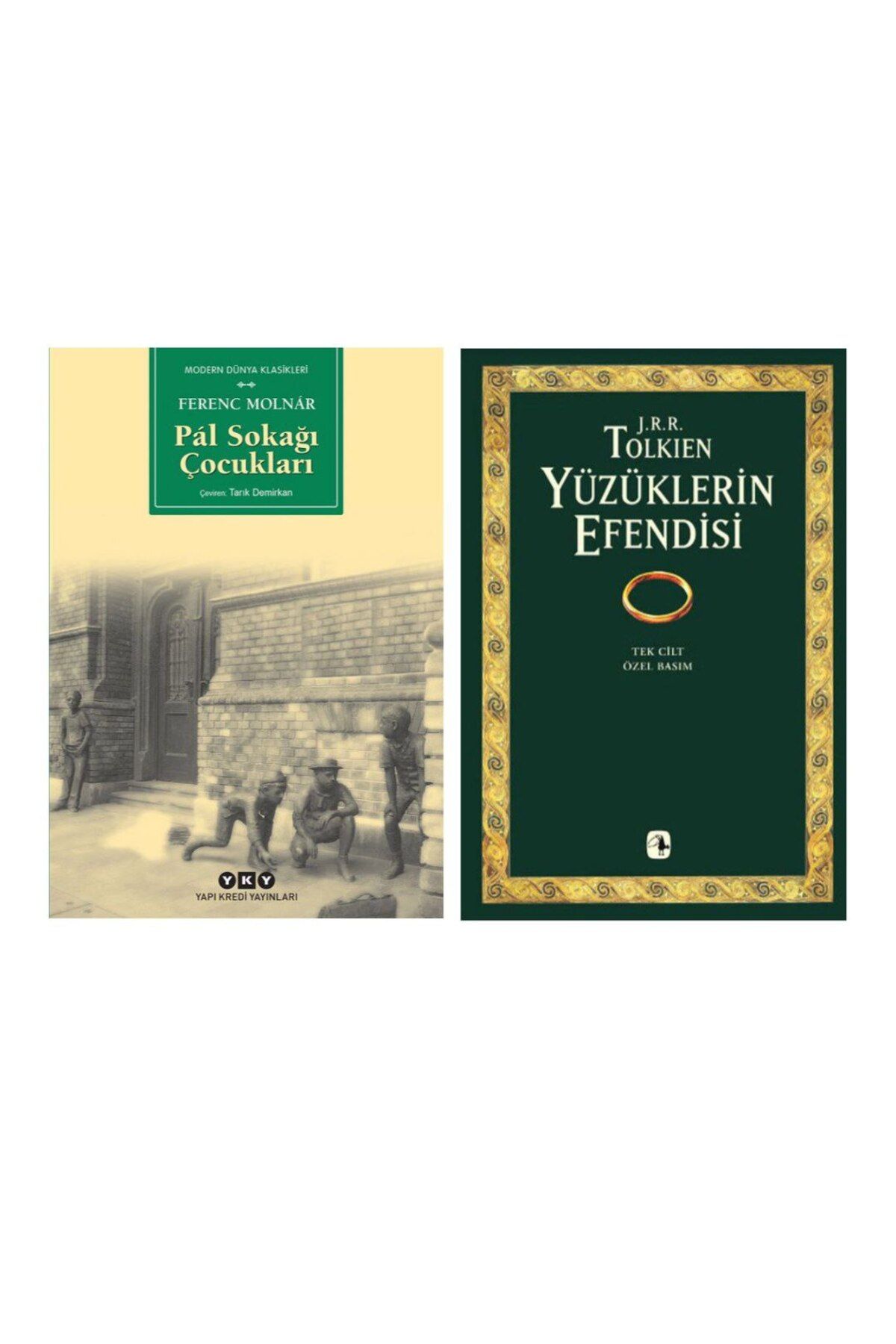 Yapı Kredi Yayınları Pal Sokağı Çocukları Ferenc Molnar - Yüzüklerin Efendisi Tek Cilt Özel Basım - J. R. R. Tolkien