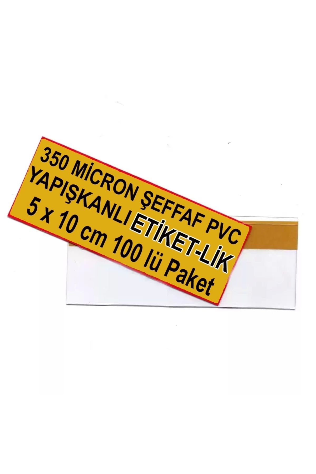 MT 5x10 cm Fiyat Etiketliği,Raf Etiketliği,Pvc Etiketlik,Şeffaf Etiketlik,Yapışkanlı Etiketlik 100 Adet