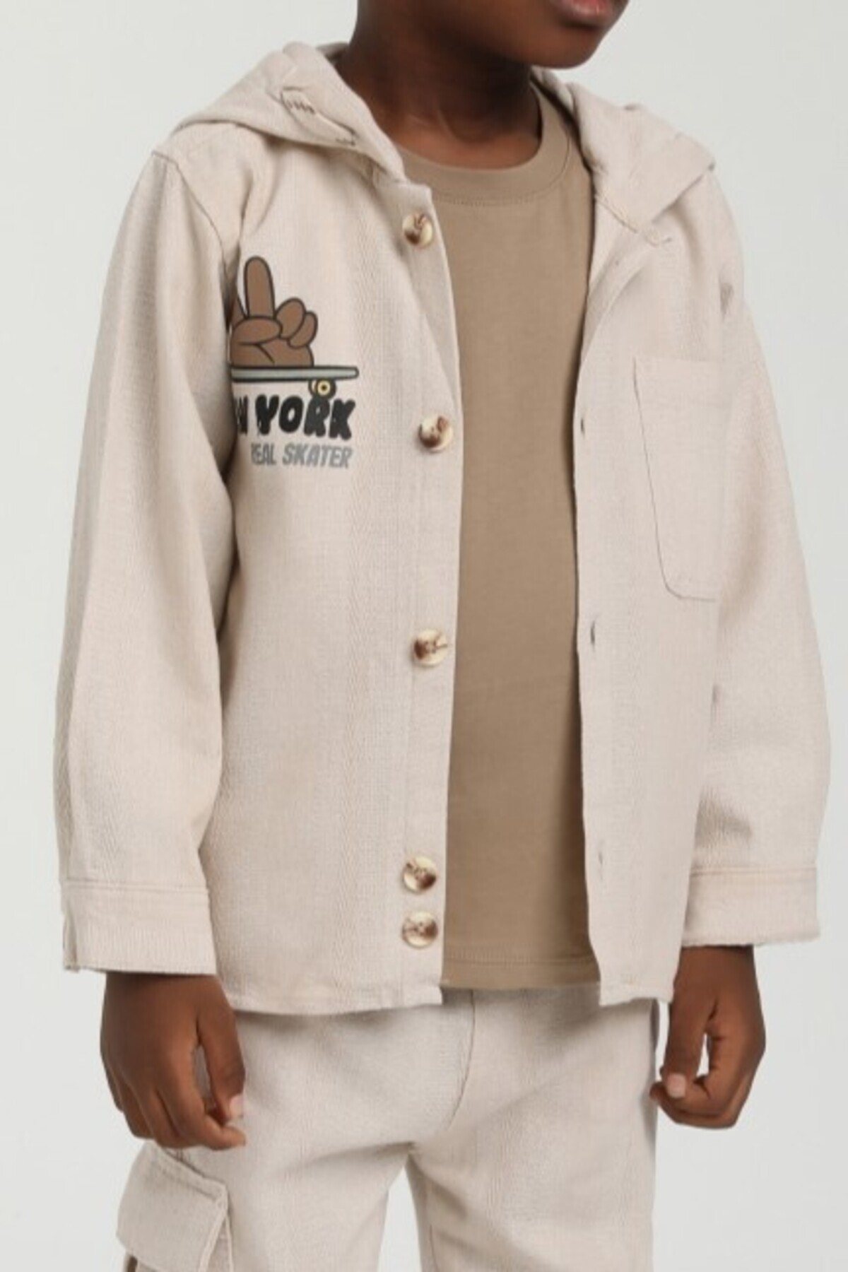 xo kids moda Erkek Çocuk Gömlek 1-4 Yaş 2534 fotoğrafı 2 (önizleme)