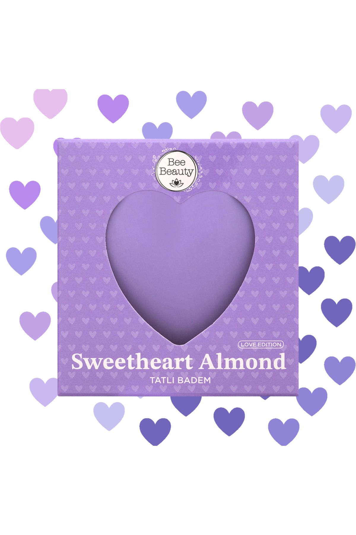 Bee Beauty Sweetheart Almond Tatlı Badem Kalp Sabun 120 gr - Sevgililer Günü