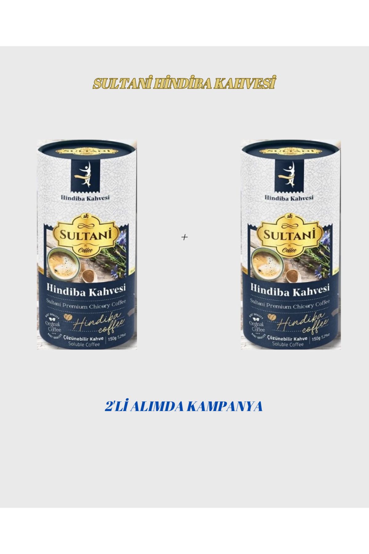 SULTANİ KAHVE SULTANİ HİNDİBA KAHVESİ DETOX KAHVE 150 GR 2 ADET