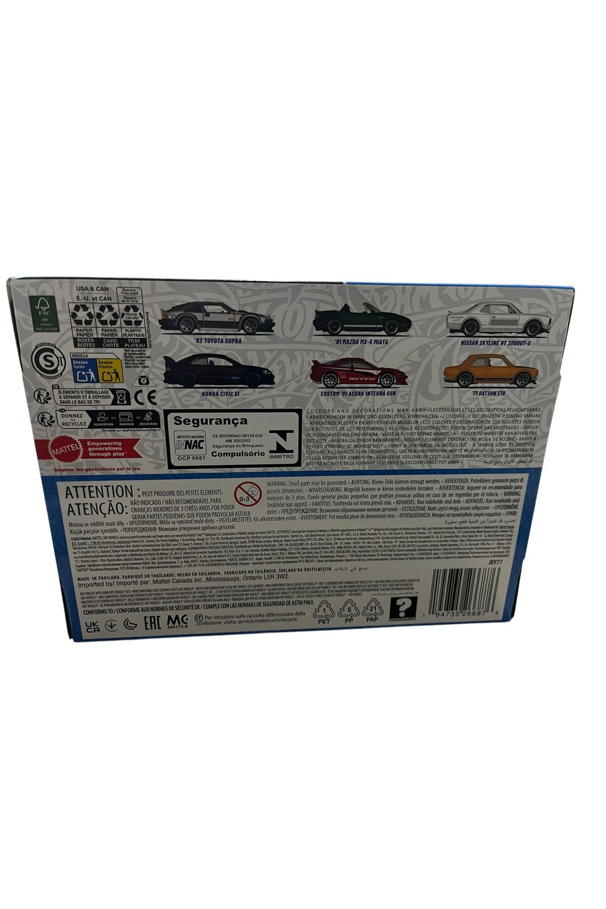 HOT WHEELS Street of Japan 6'lı Multipack JBY77 - Fiyatı, Yorumları