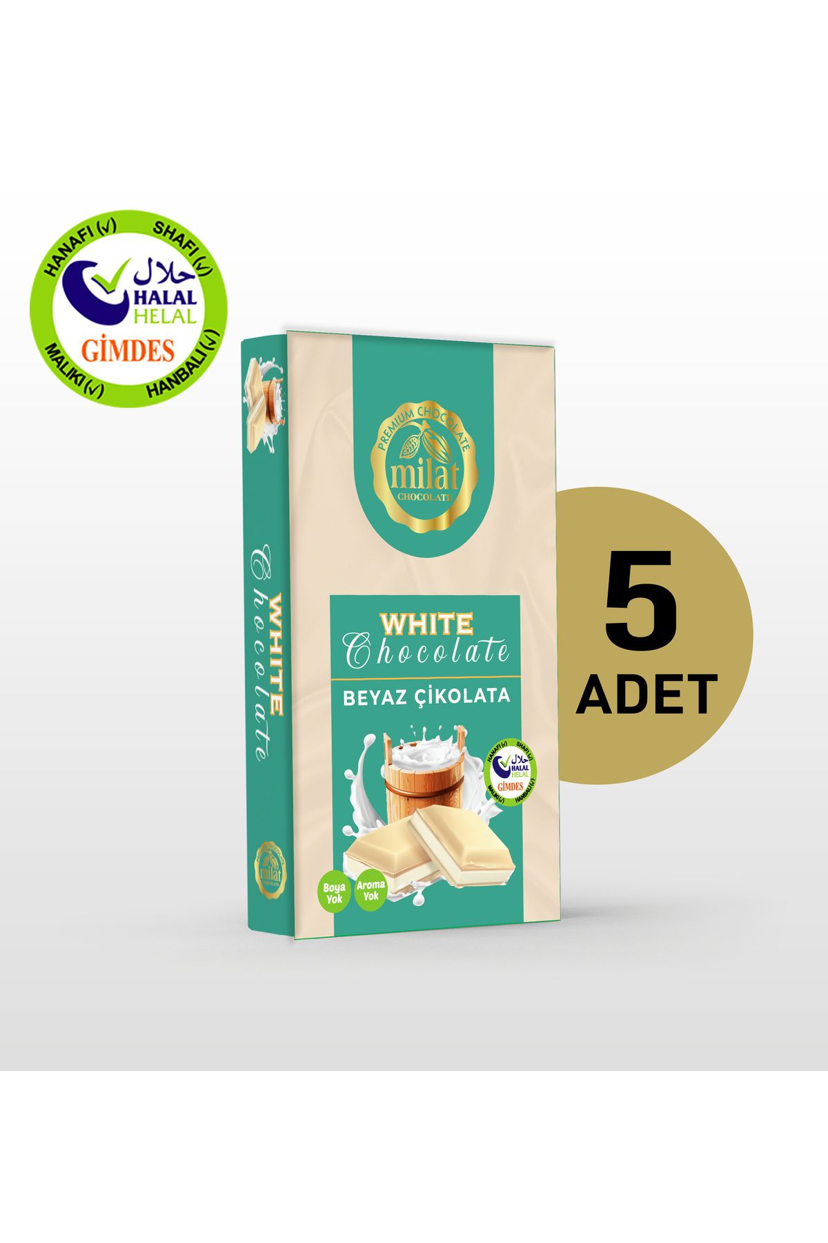 Milat Fildişi Dolgulu Çikolata 60 Gr. (5 ADET)