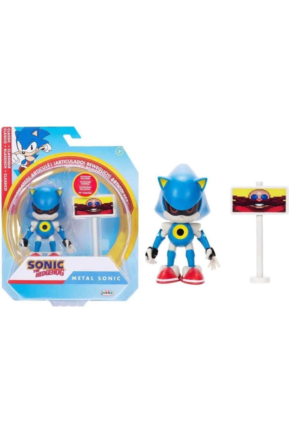 Sonic Metal Figür 10cm- 419064-1