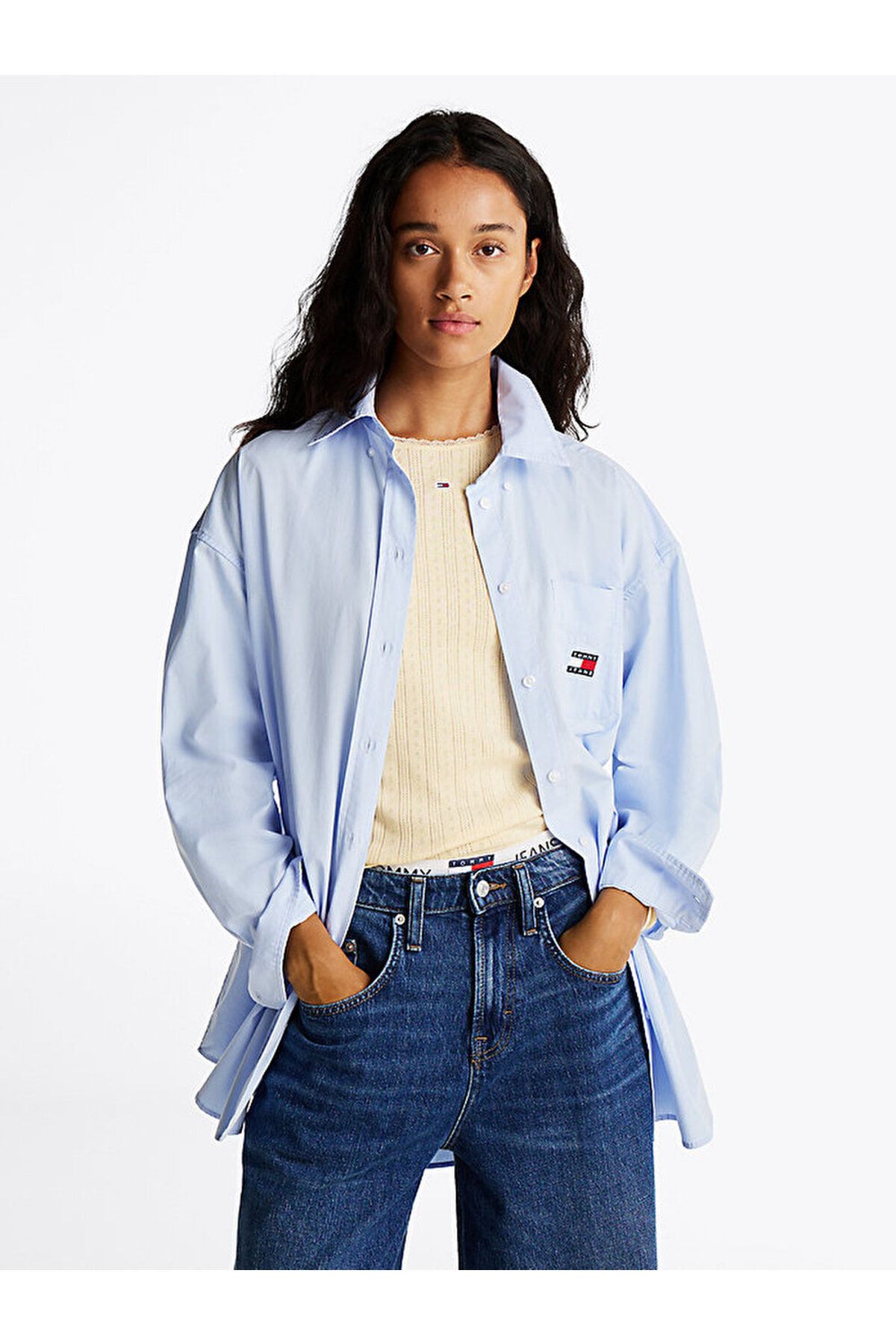 Tommy Hilfiger Oversized Fit Poplin Shirt