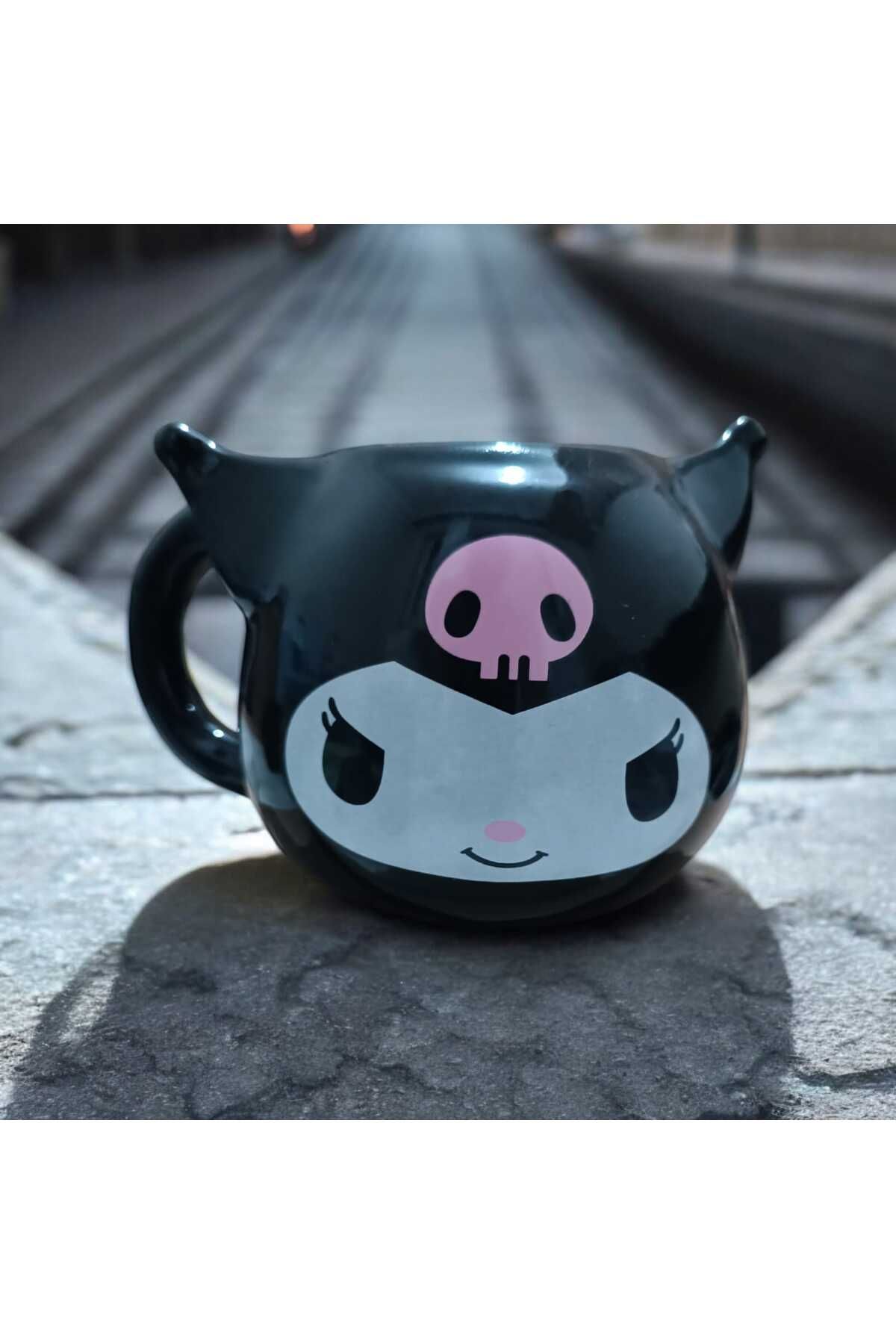 Bestech Sanrio Kuromi Kupa Bardak Figürlü