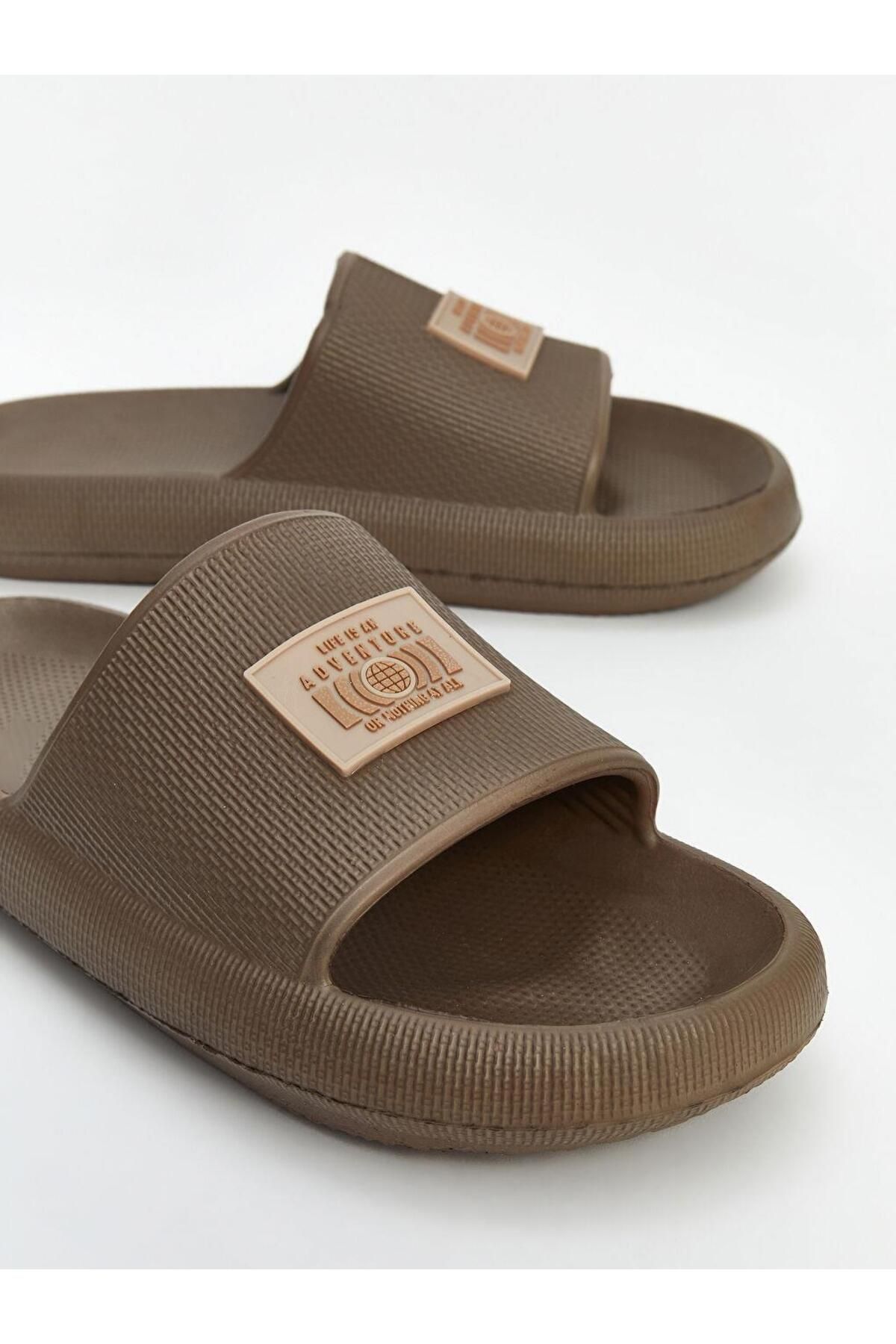 LC Waikiki-LCW STEPS Single Striped Printed Men's Slippers 3