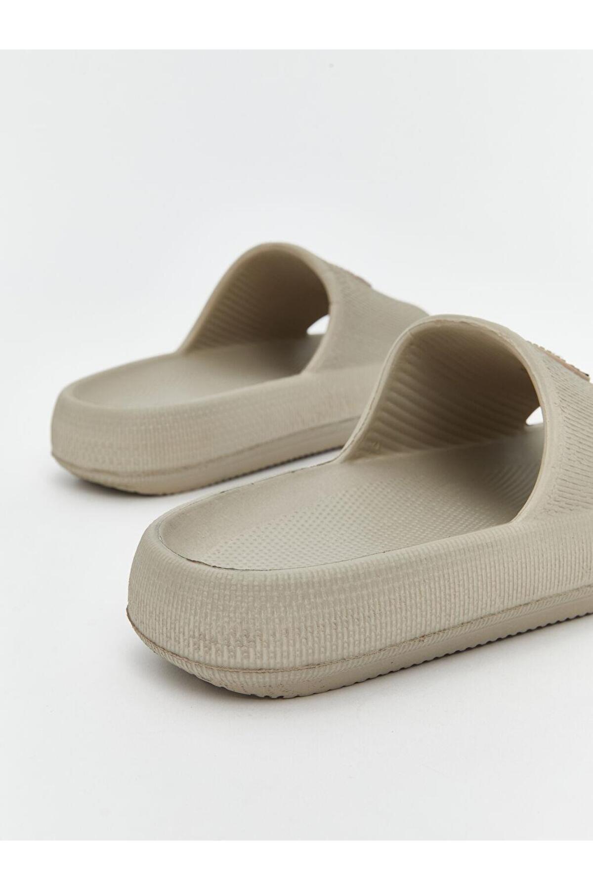 LC Waikiki-Γυναικείες παντόφλες LCW STEPS Χοντρή σόλα με μονό λουρί 5
