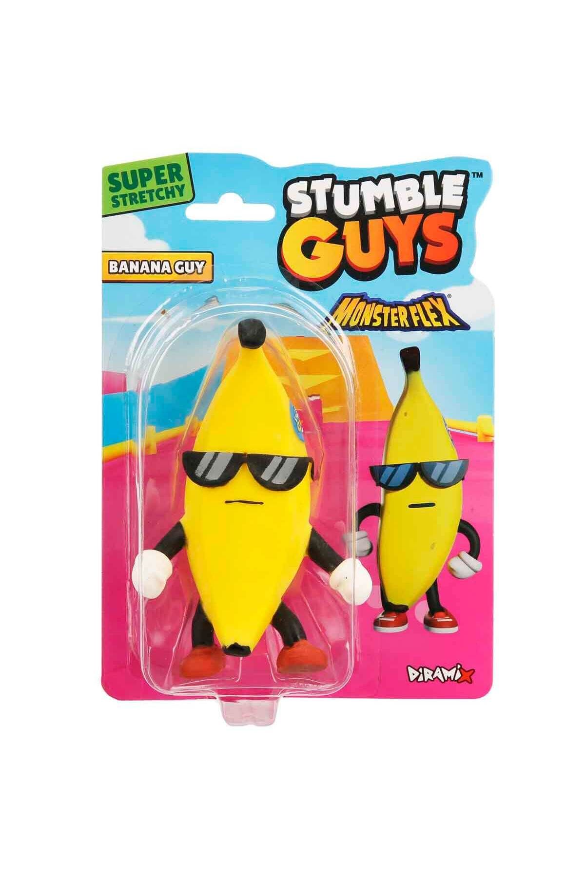 BAMTEBİ Monster Flex Stamble Guys Süper Esnek Figür 13 Cm Banana Guy Stamble Guys Monster Flex Serisi