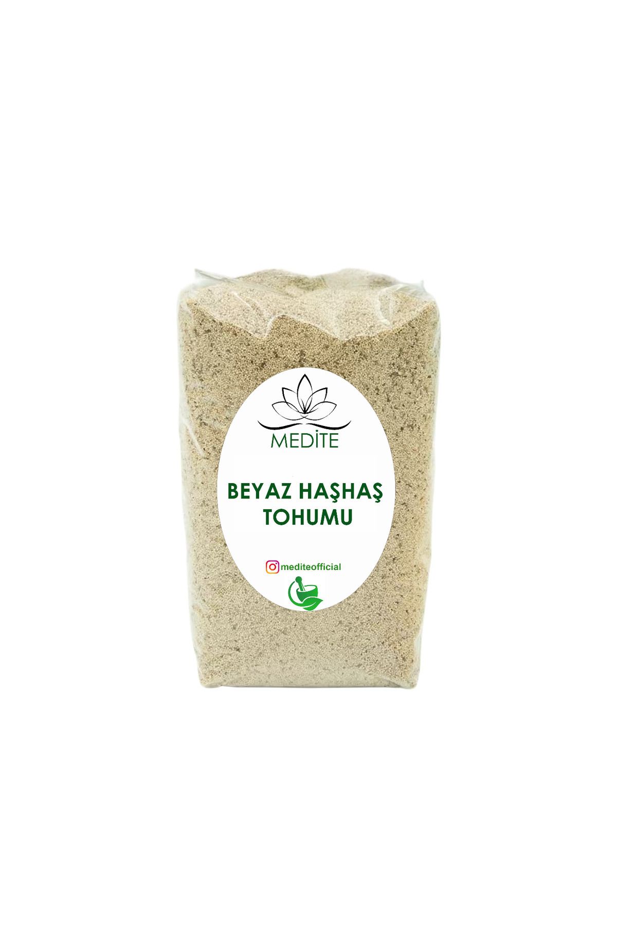 Medite Beyaz Haşhaş Tohum Yeni Hasat 30 GR