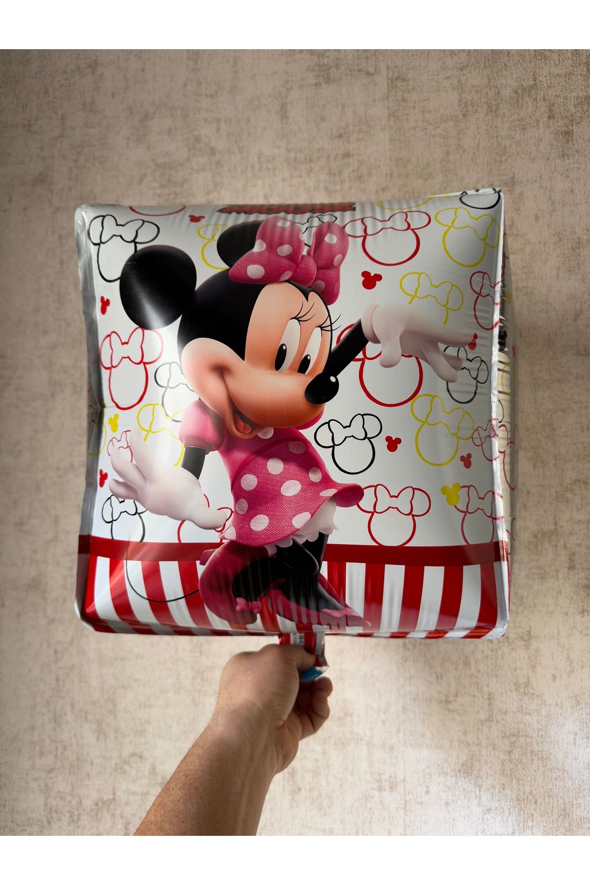 KATRİN Mickey mouse kare 3D Folyo Balon