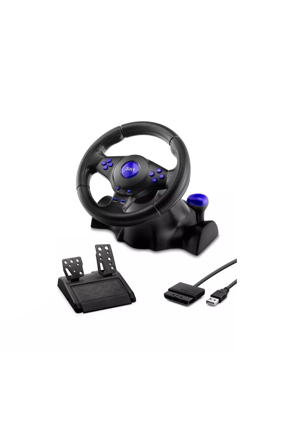 DENİZBİLİŞİM Oyun Direksiyon Seti Ps3 - Ps2 - Pc Vw9803
