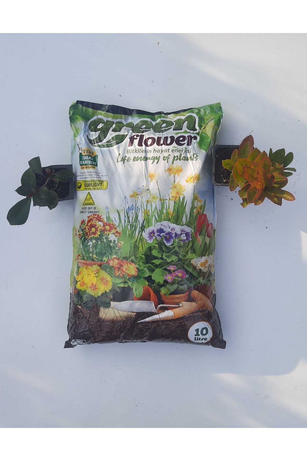 GreenFlowers 10 Litre Verimli Torf/Saksı Toprağı