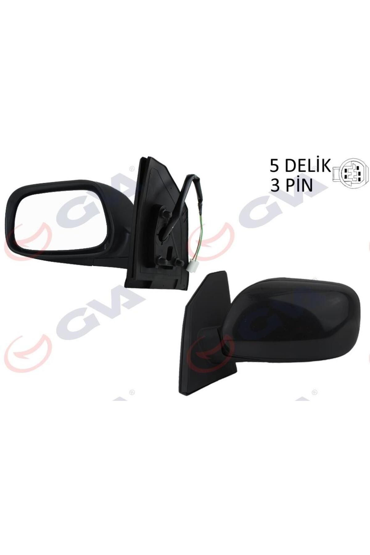 GVA-Corolla 02 Outside Rear View Mirror - Left, Electric Convex 3 Plug Vm-277El 27053 1