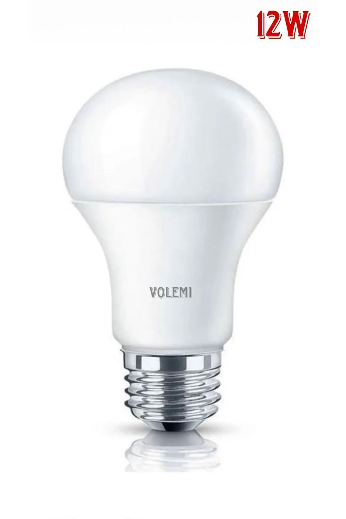 VOLEMİ Yerli Üretim 10 Watt Ledli Tasarruflu Ampul E27 Beyaz Işık