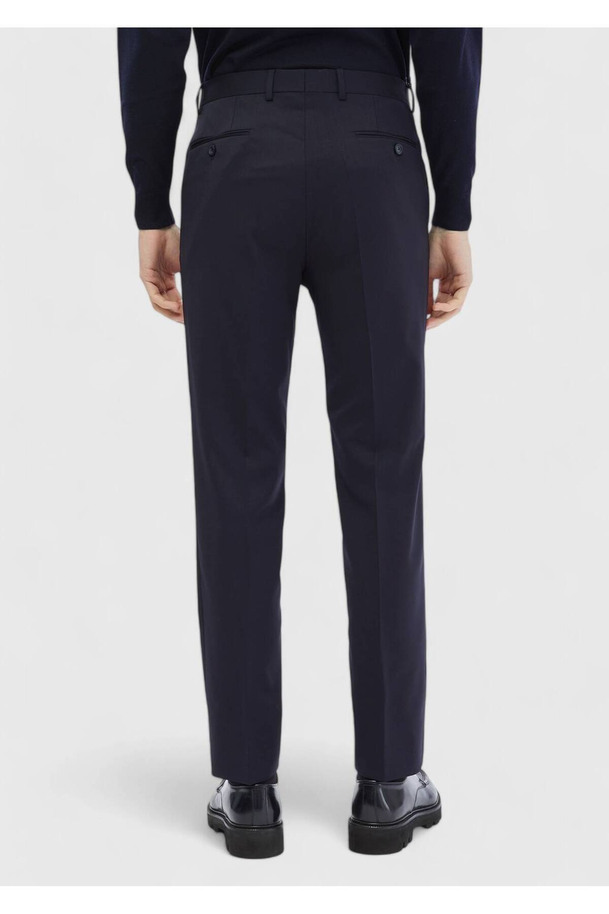 Ramsey-Klassische Hose aus 100 % Wolle 4
