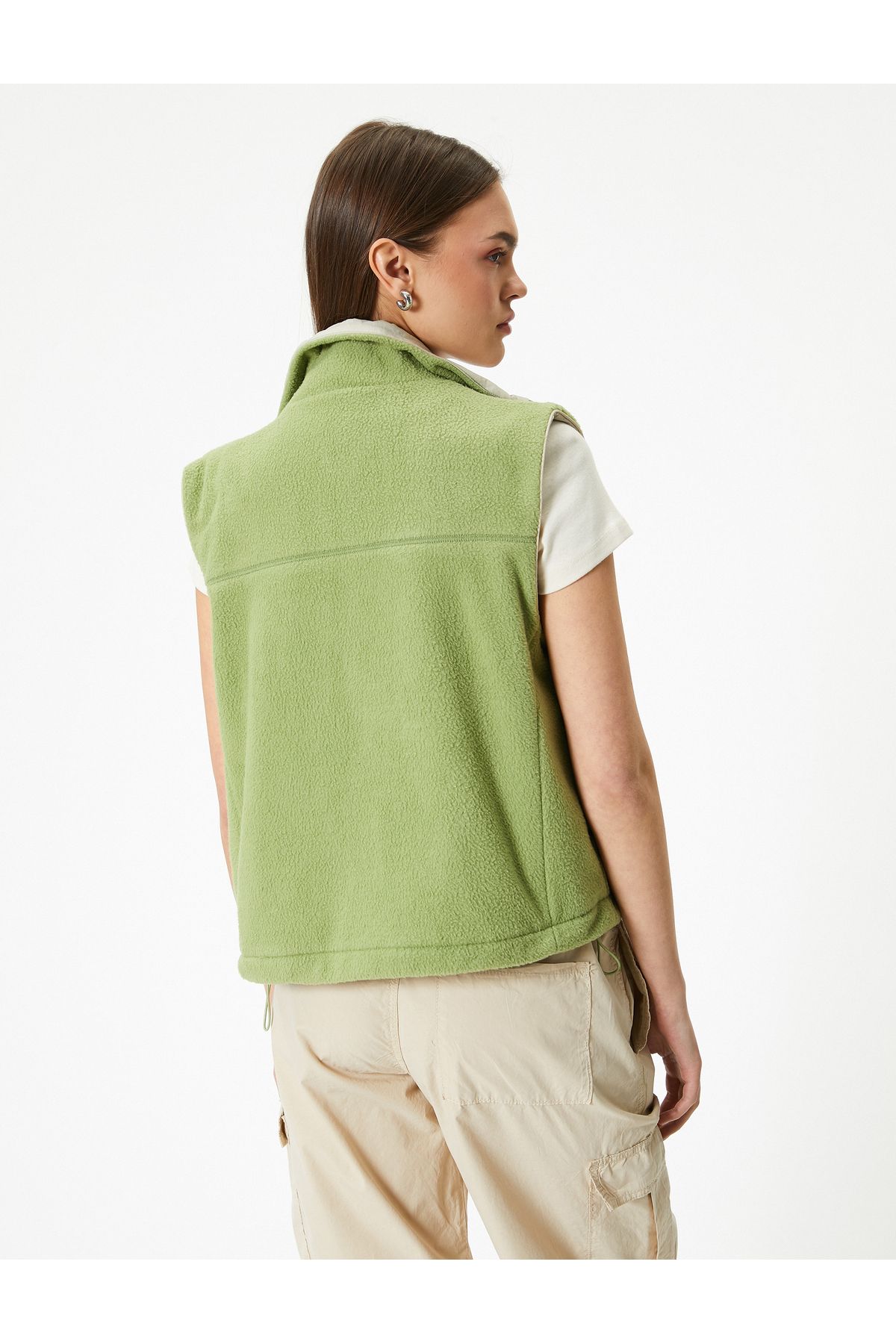 Koton-Polar Outdoor - Stand Golier Pocket Vest 4