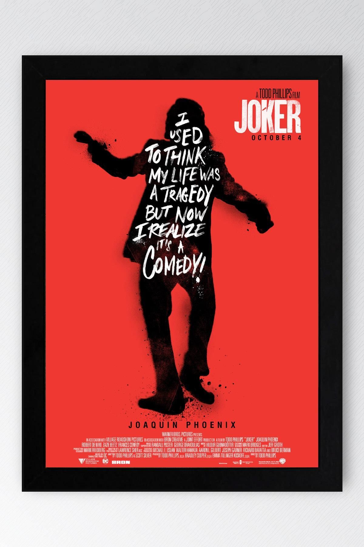 Saturn Joker Çerçeveli Tablo - Film Posteri Tablo