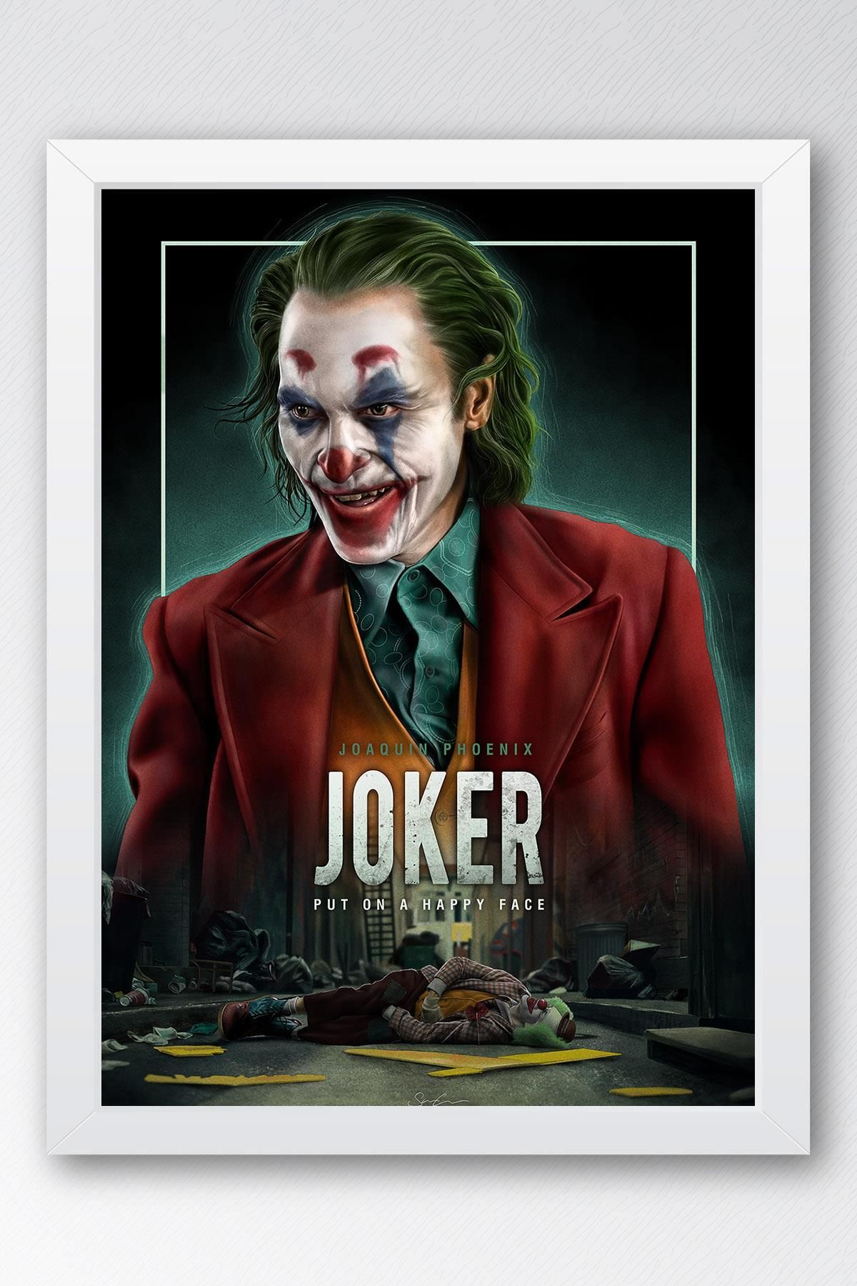 Saturn Joker Çerçeveli Tablo - Film Posteri Tablo