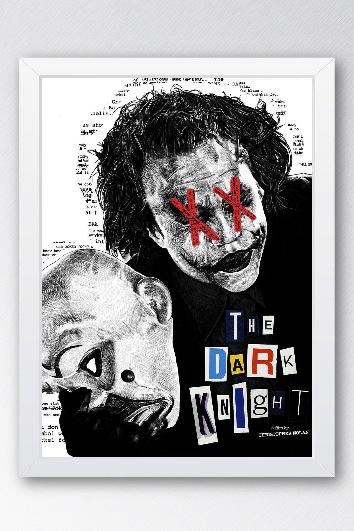 Saturn Joker The Dark Knigth Çerçeveli Tablo - Film Posteri Tablo