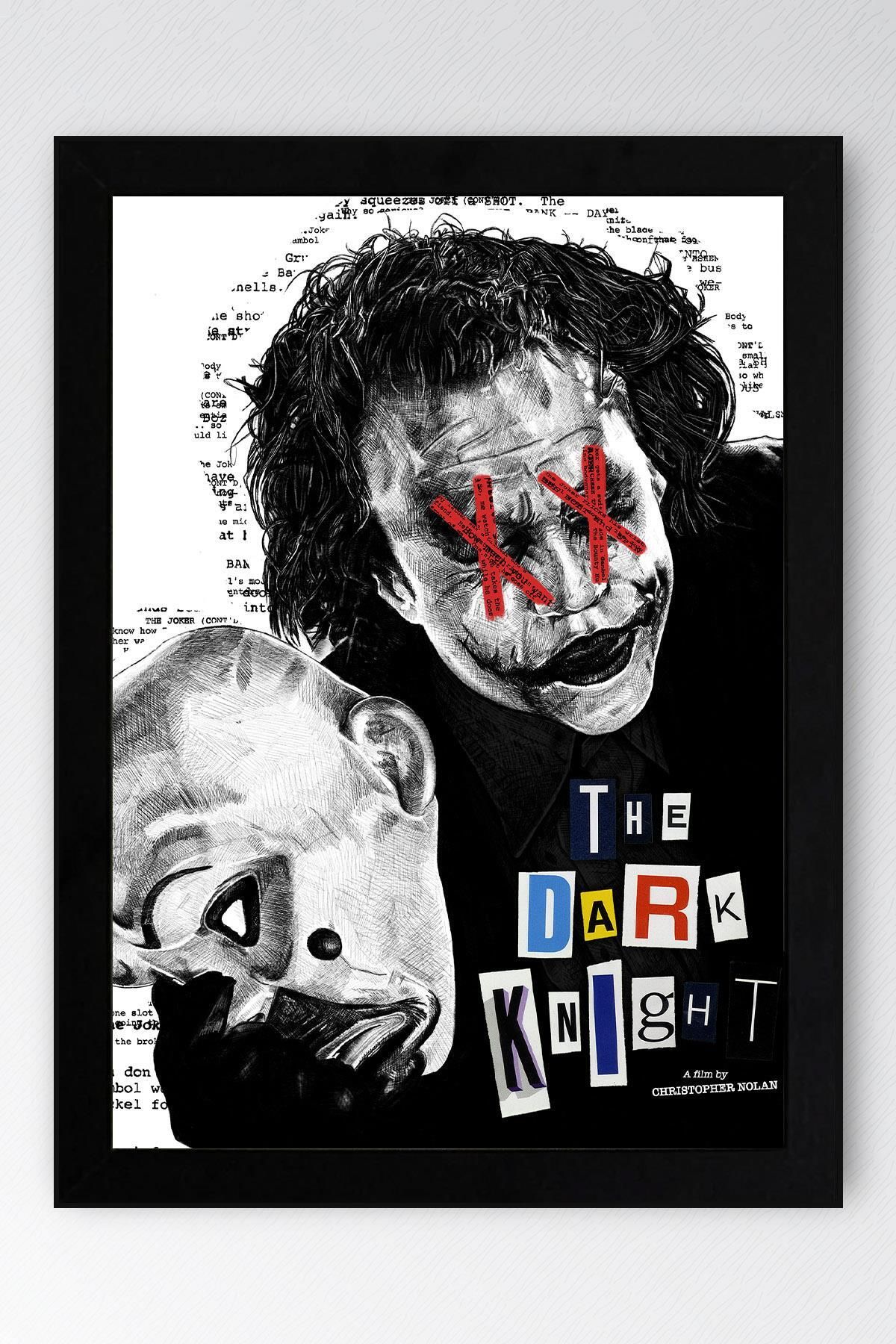 Saturn Joker The Dark Knigth Çerçeveli Tablo - Film Posteri Tablo