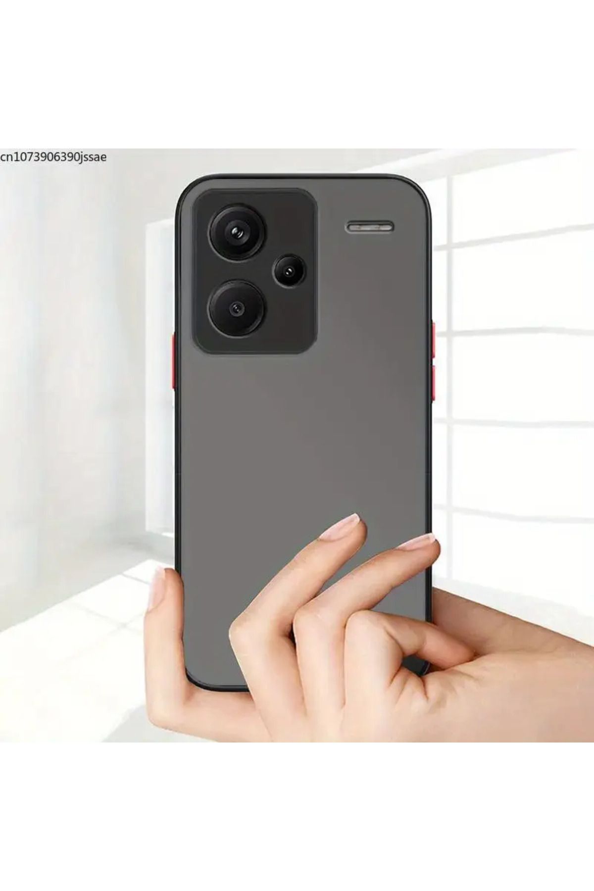 Rivor-Case for Xiaomi Redmi Note 13 Pro Plus 5g Frosted Edges with Camera Protection Color Matte Hard Cover 4