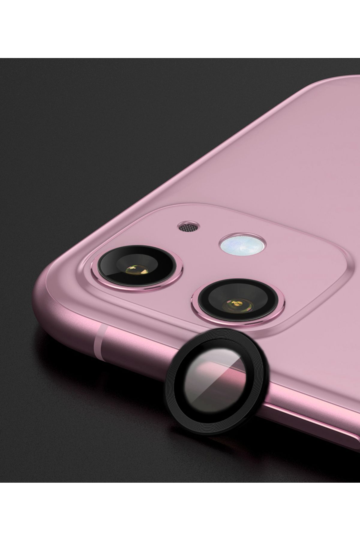 UnDePlus Apple iPhone 12 Kamera Lens Koruyucu Çerçeveli Koruyucu CL-07