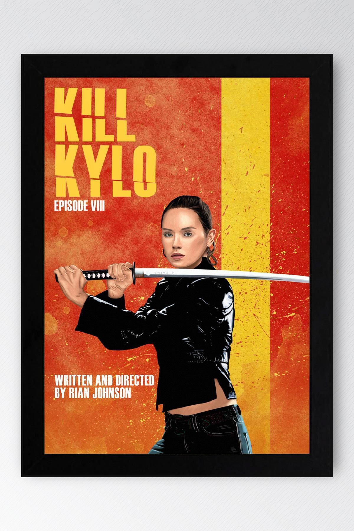 Saturn Kill Bill Çerçeveli Tablo - Film Posteri Tablo