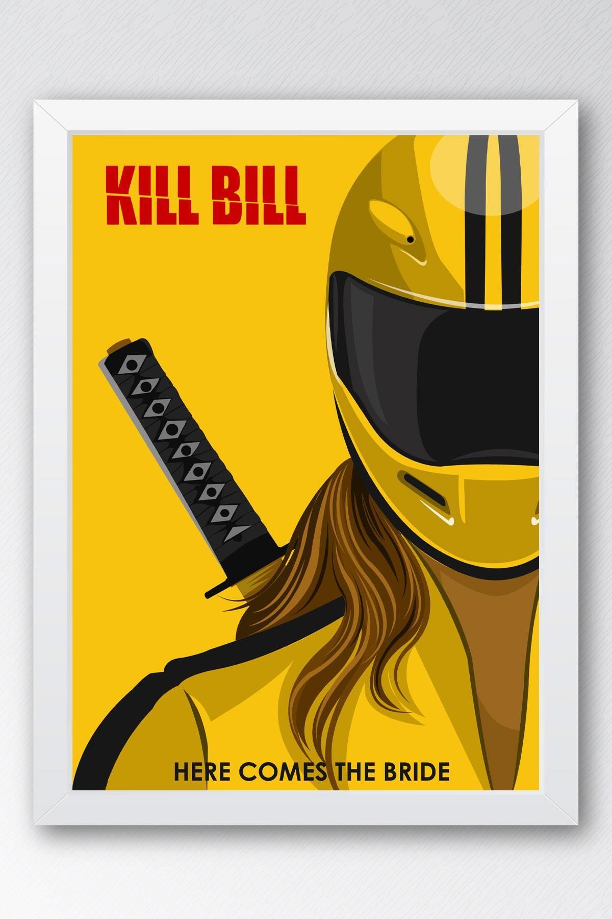 Saturn Kill Bill Çerçeveli Tablo - Film Posteri Tablo