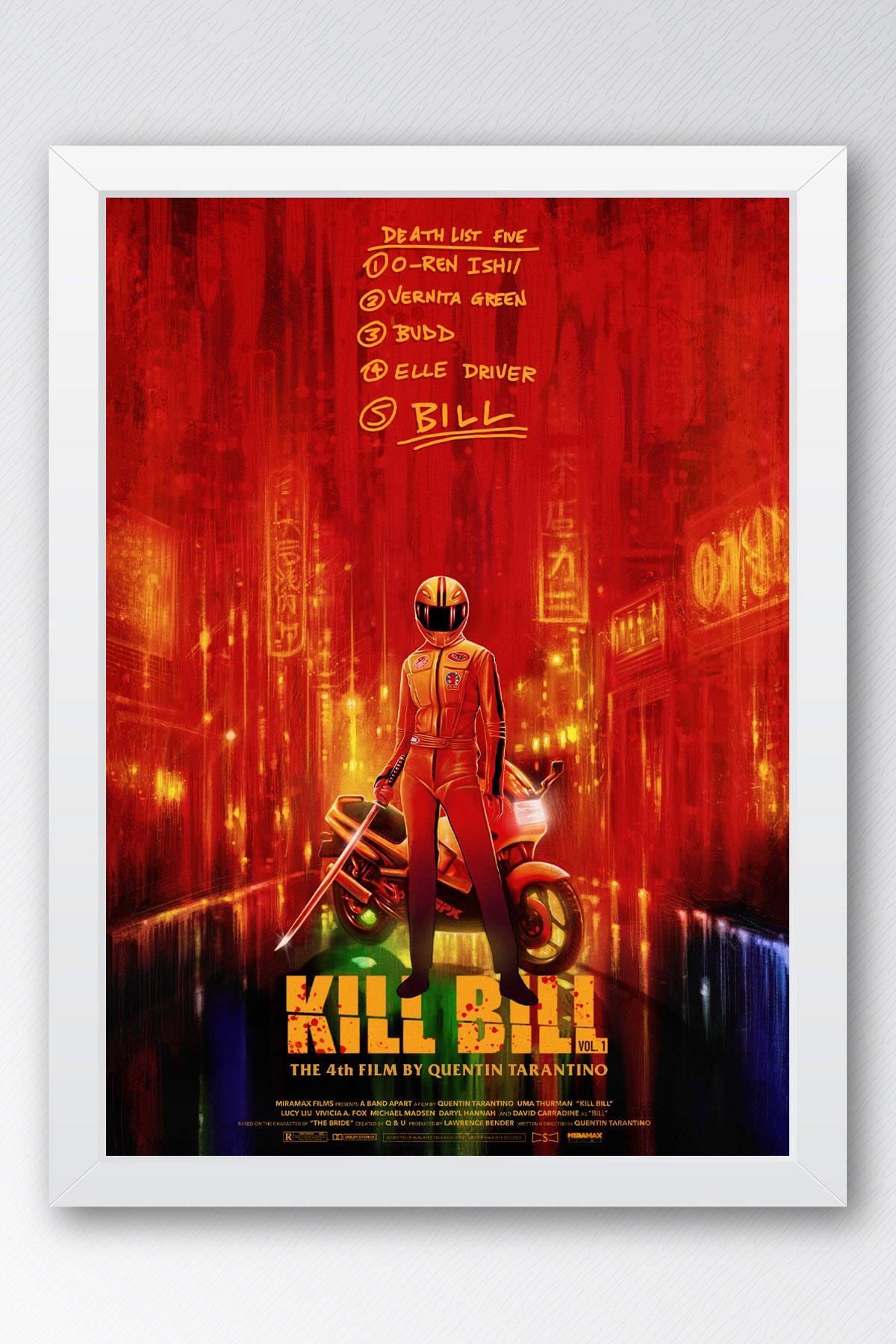 Saturn Kill Bill Çerçeveli Tablo - Film Posteri Tablo