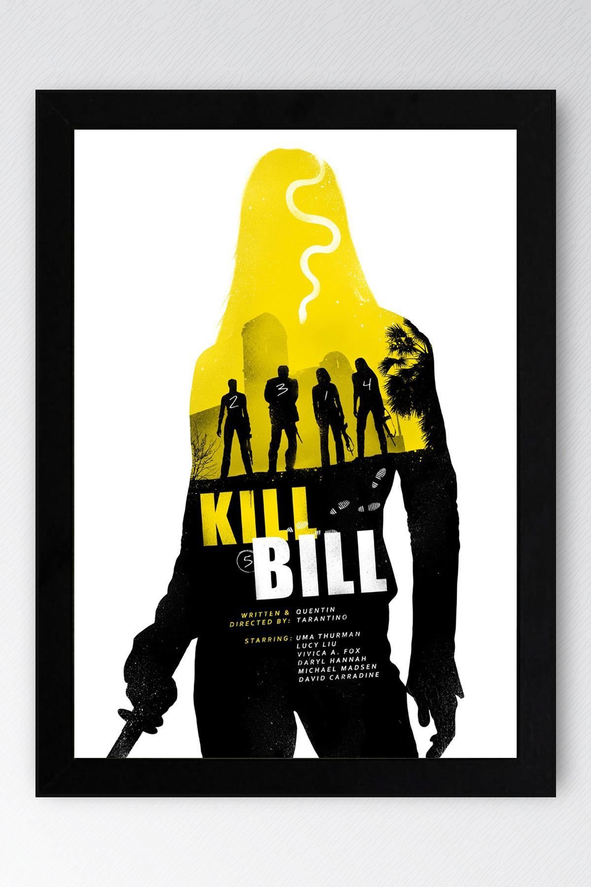 Saturn Kill Bill Çerçeveli Tablo - Film Posteri Tablo