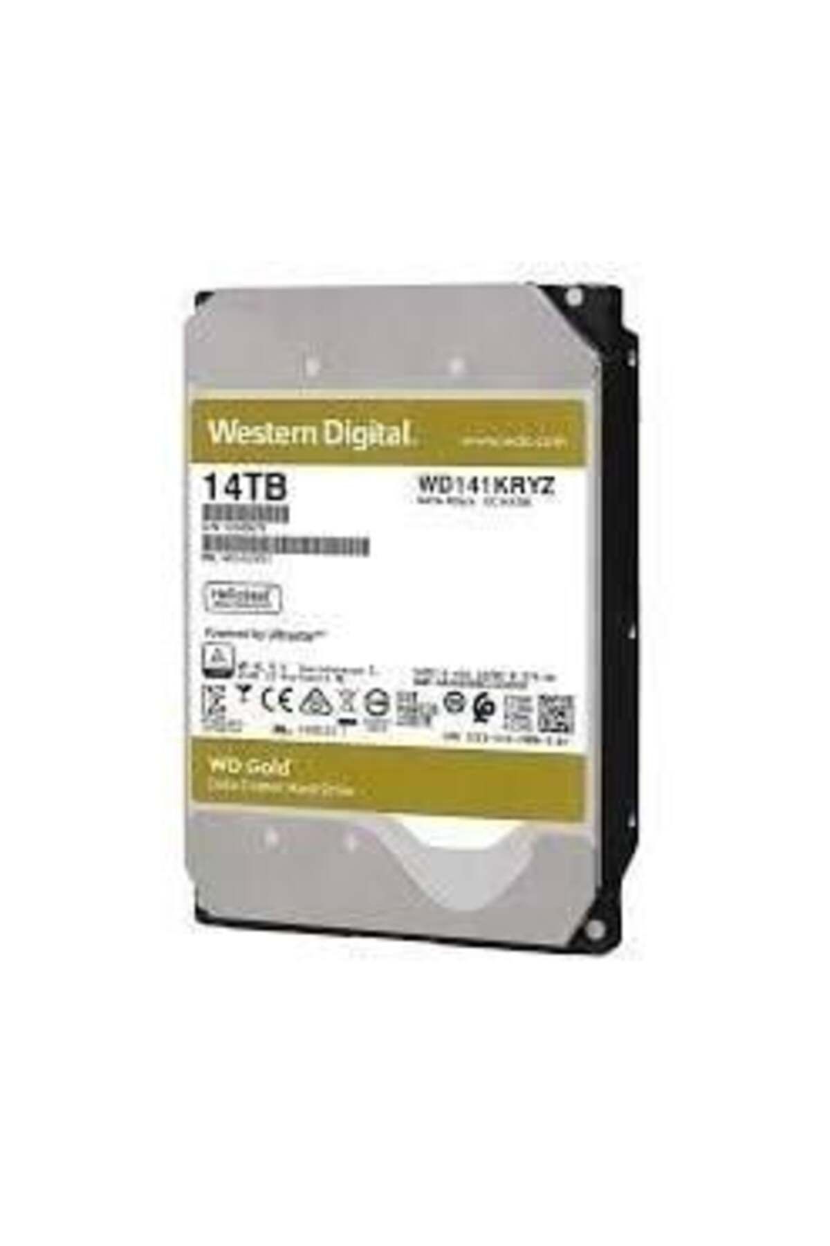 WESTERN DIGITAL WD 14TB GOLD ENTERPRISE WD141KRYZ 512MB 7200RPM NAS GÜVENLİK DİSKİ