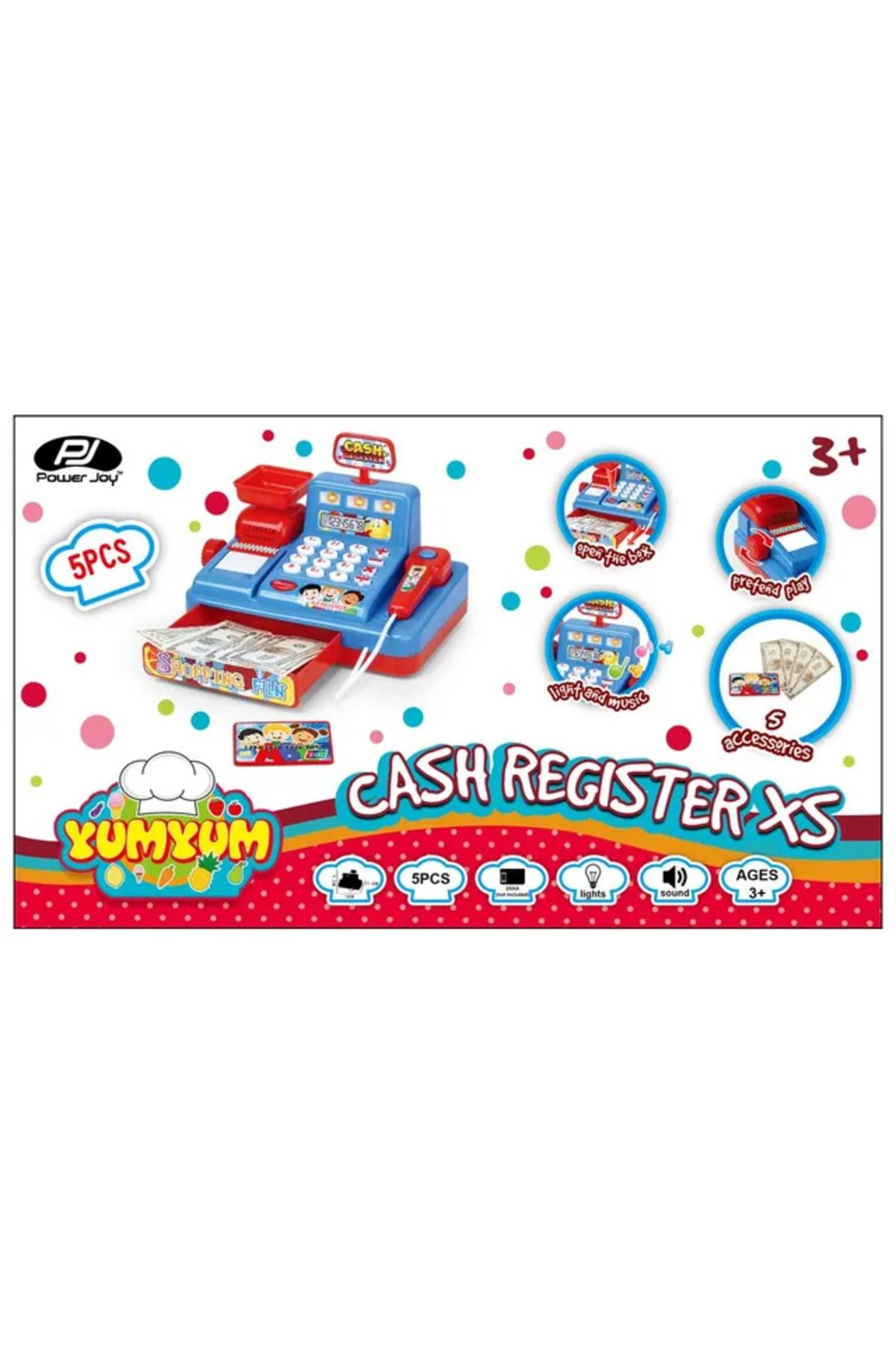 Power Joy-Yumyum Cash Register XS - Battery Operated 5