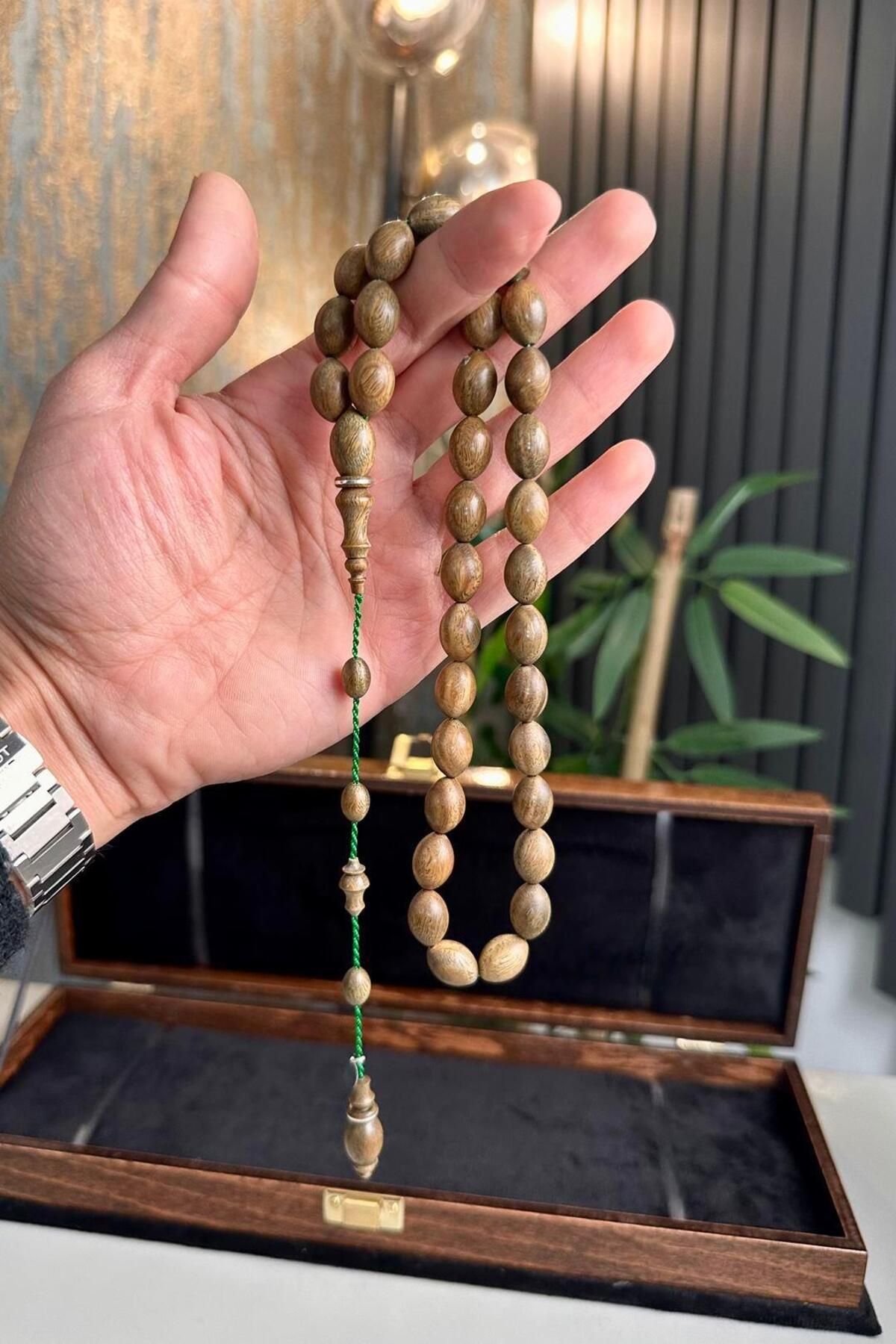 dergah tesbih-High-End Shooting Baby Model Thanksgiving Father Premium Series Rosewood Prayer Beads 3