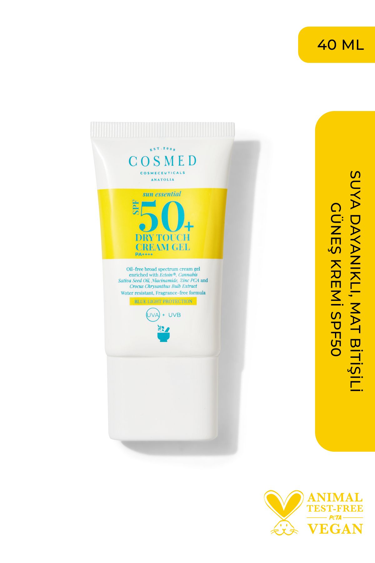 Sun Essential Dry Touch Cream Gel Spf 50+ 40 ml