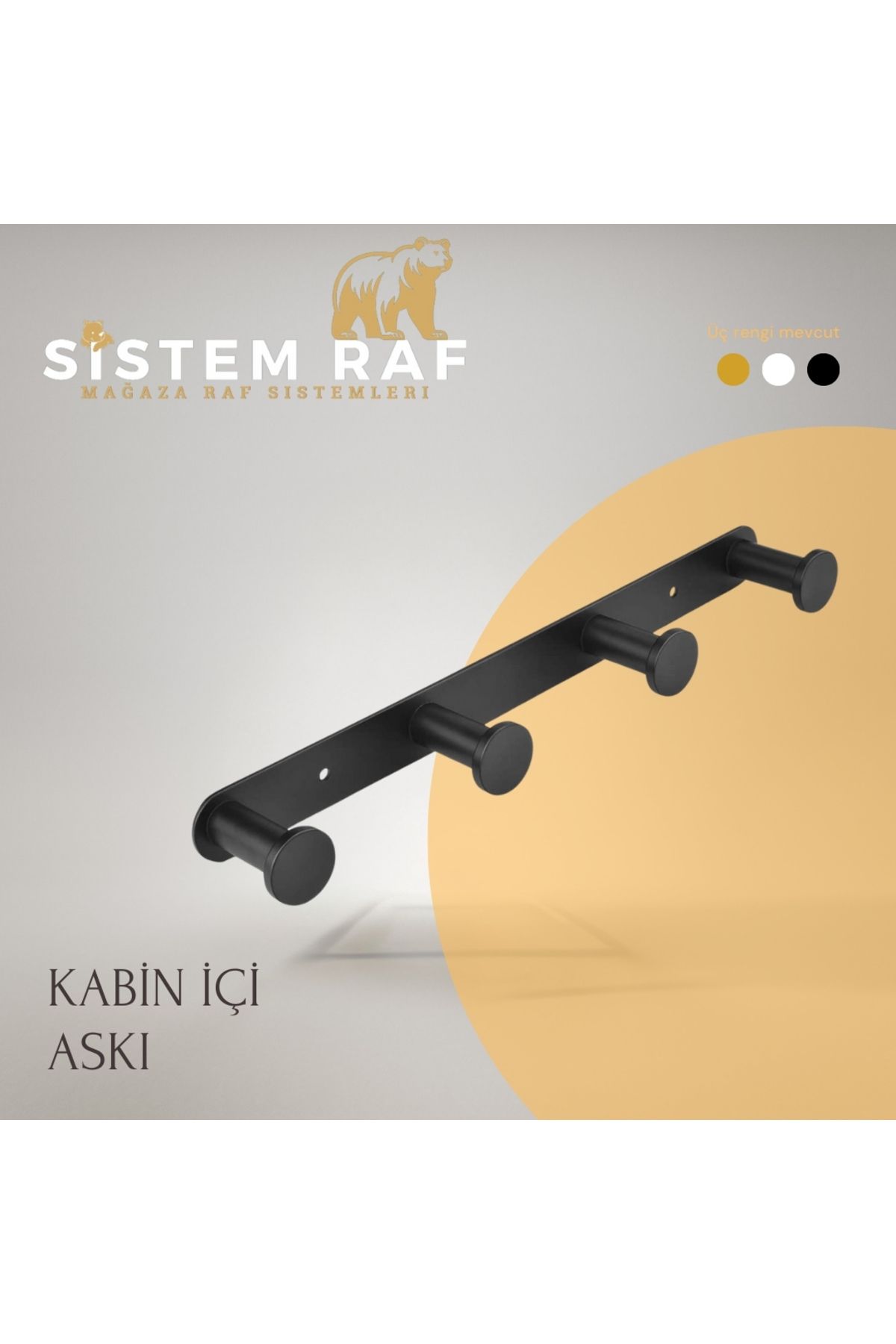 sistem raf Kabin İçi Askılık - Deneme Kabini Askılığı