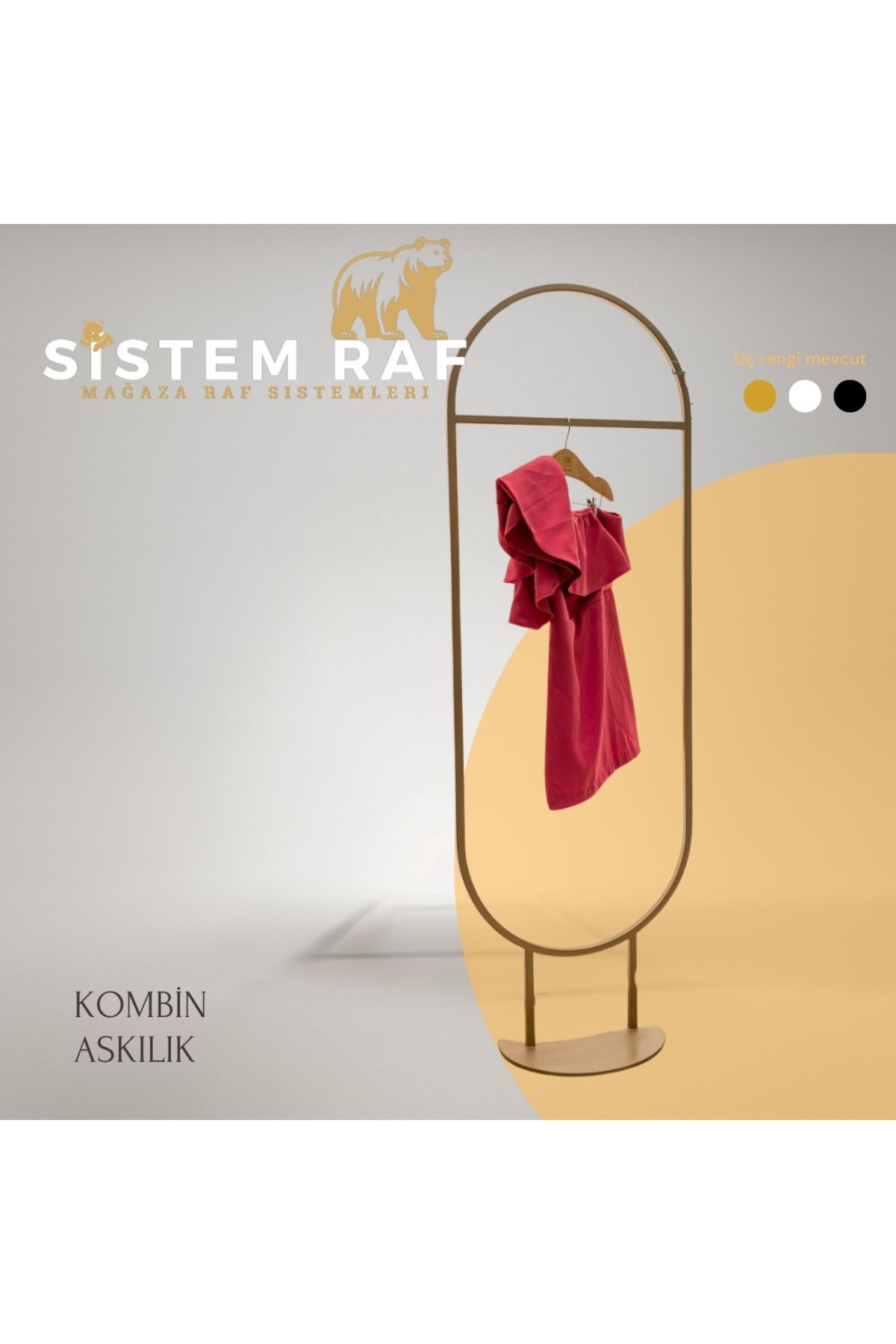 sistem raf Kombin Askılığı - Orta Stand