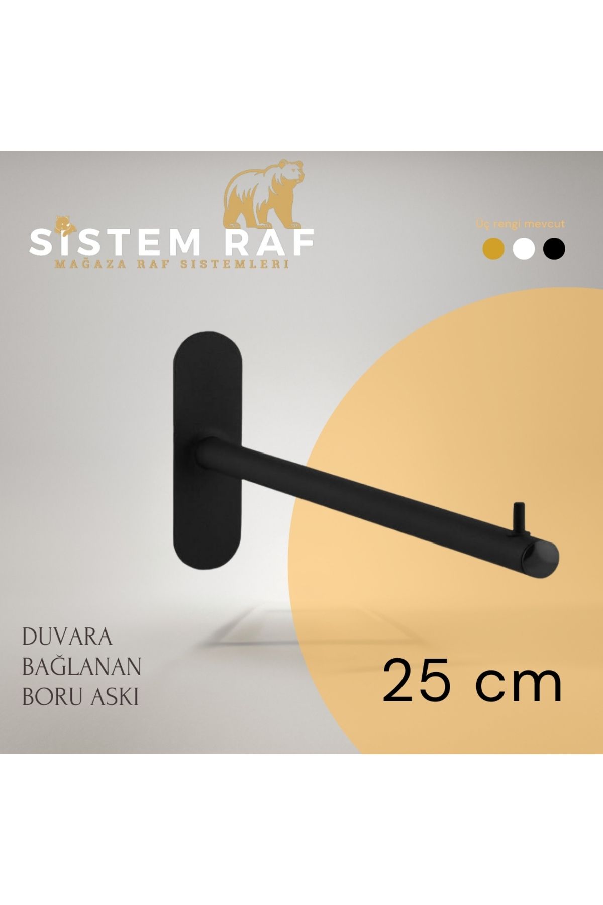 sistem raf Duvar Bağlantılı Boru Askılık