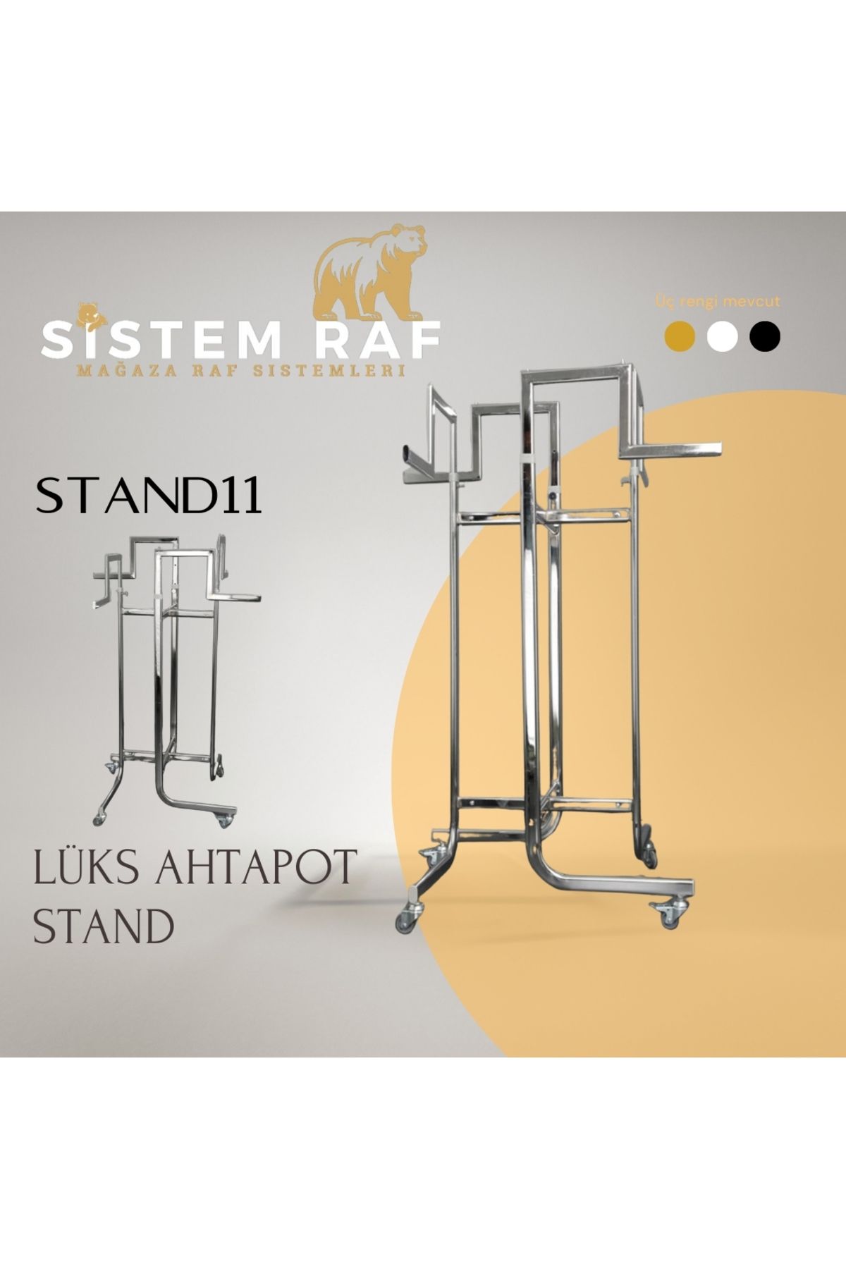 sistem raf Lüks Ahtapot Stand - Çoklu Askılık