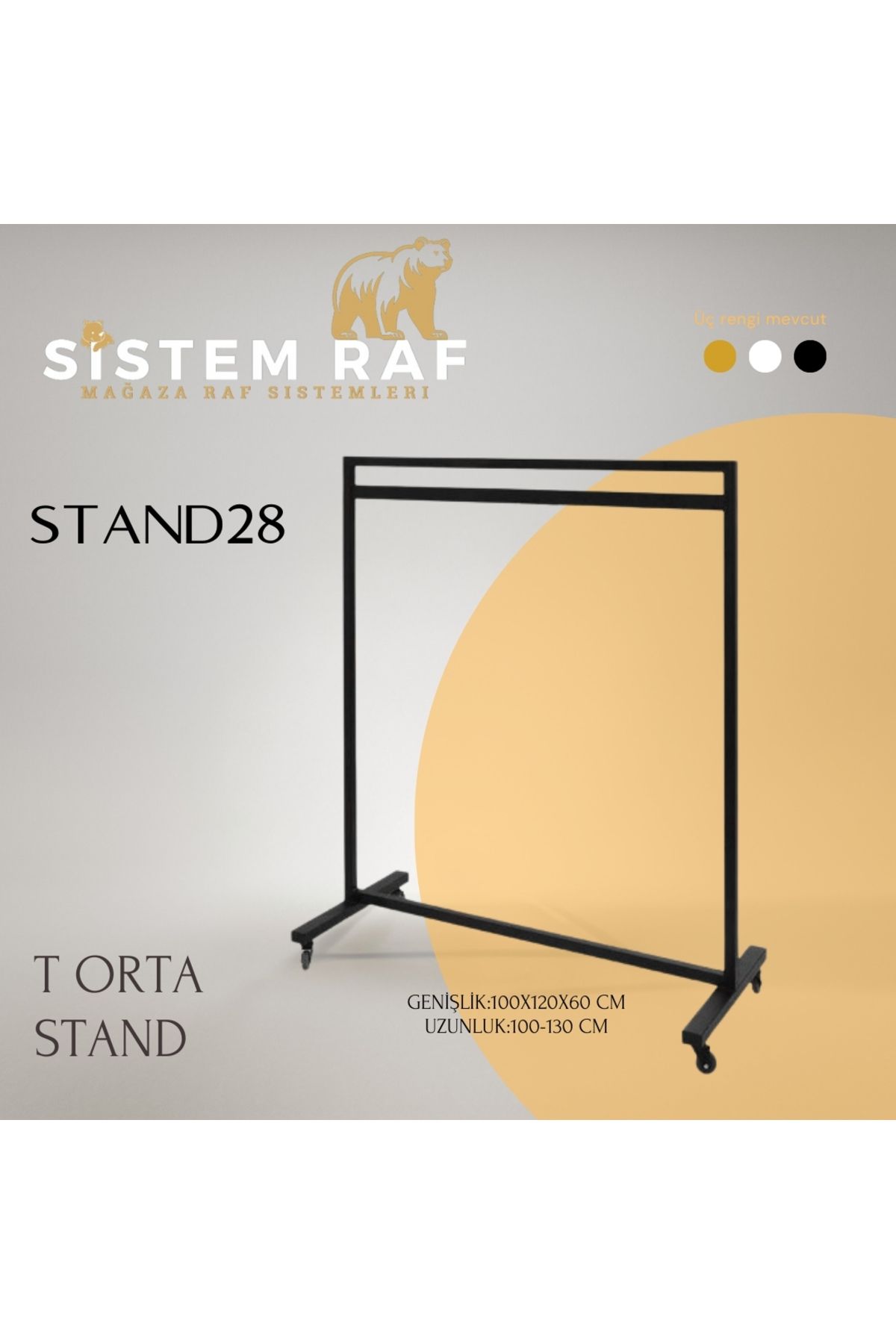 sistem raf T Askılı Stand -Baston Askılığı