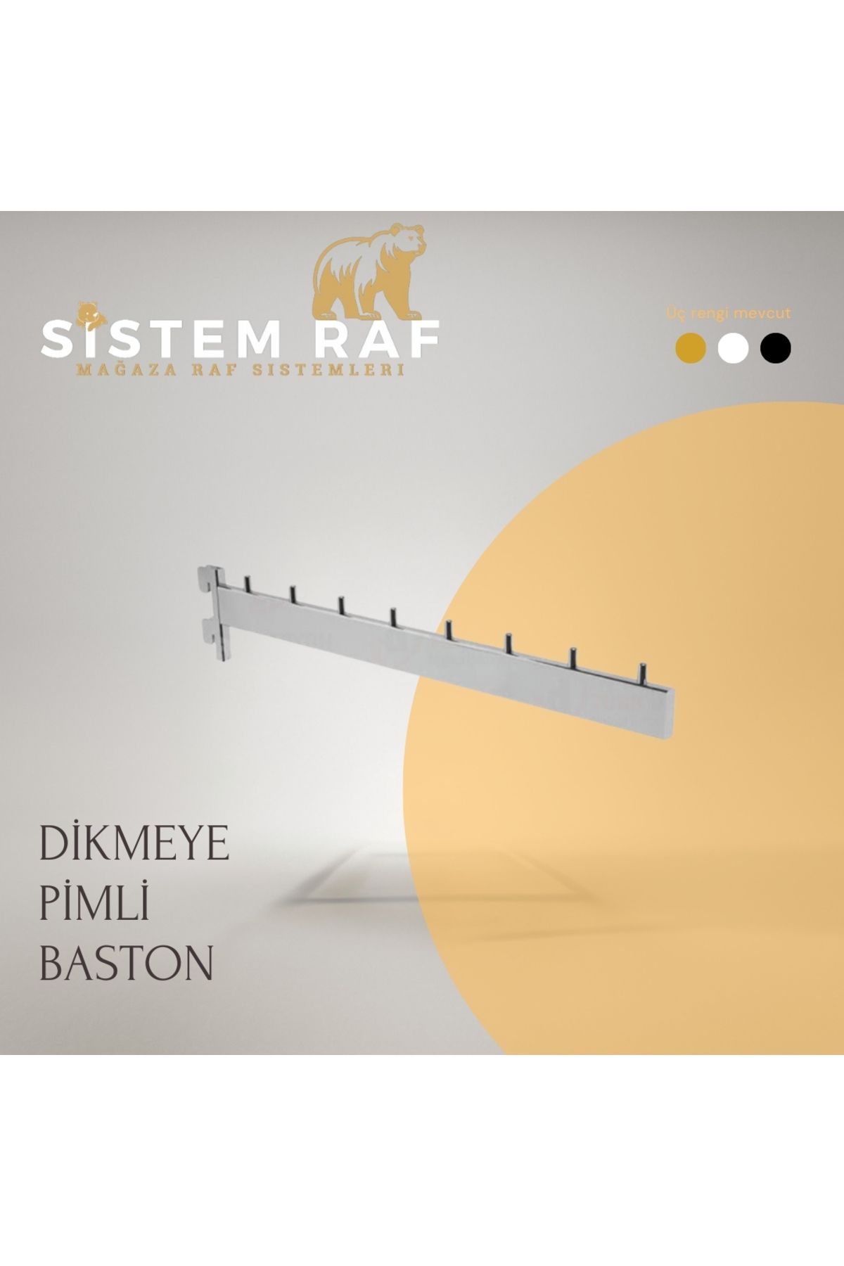 sistem raf Dikmeye Uyumlu Pimli Baston