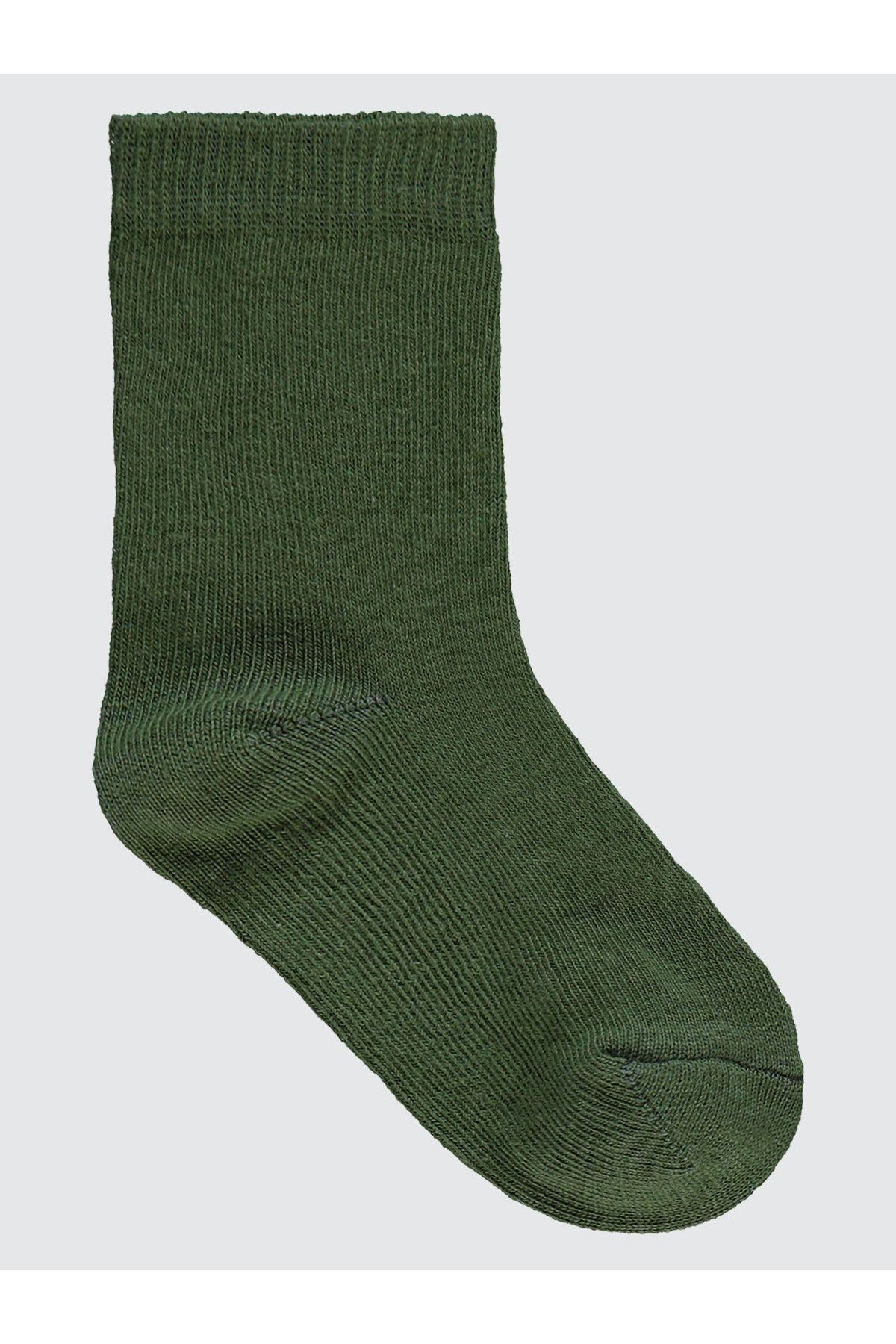 Civil Boys-Boy's 5-Piece Socks 2-12 Years Caramel 3
