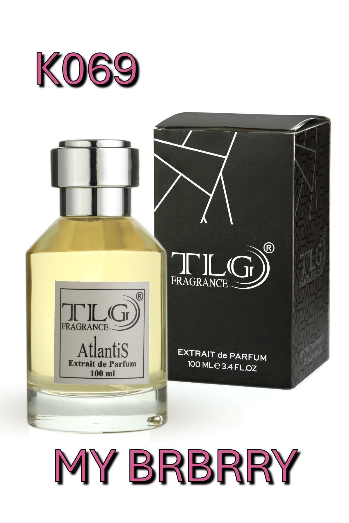 TLG K069 TLG My Brbrry Extrait Kadın parfümü, 100 ml