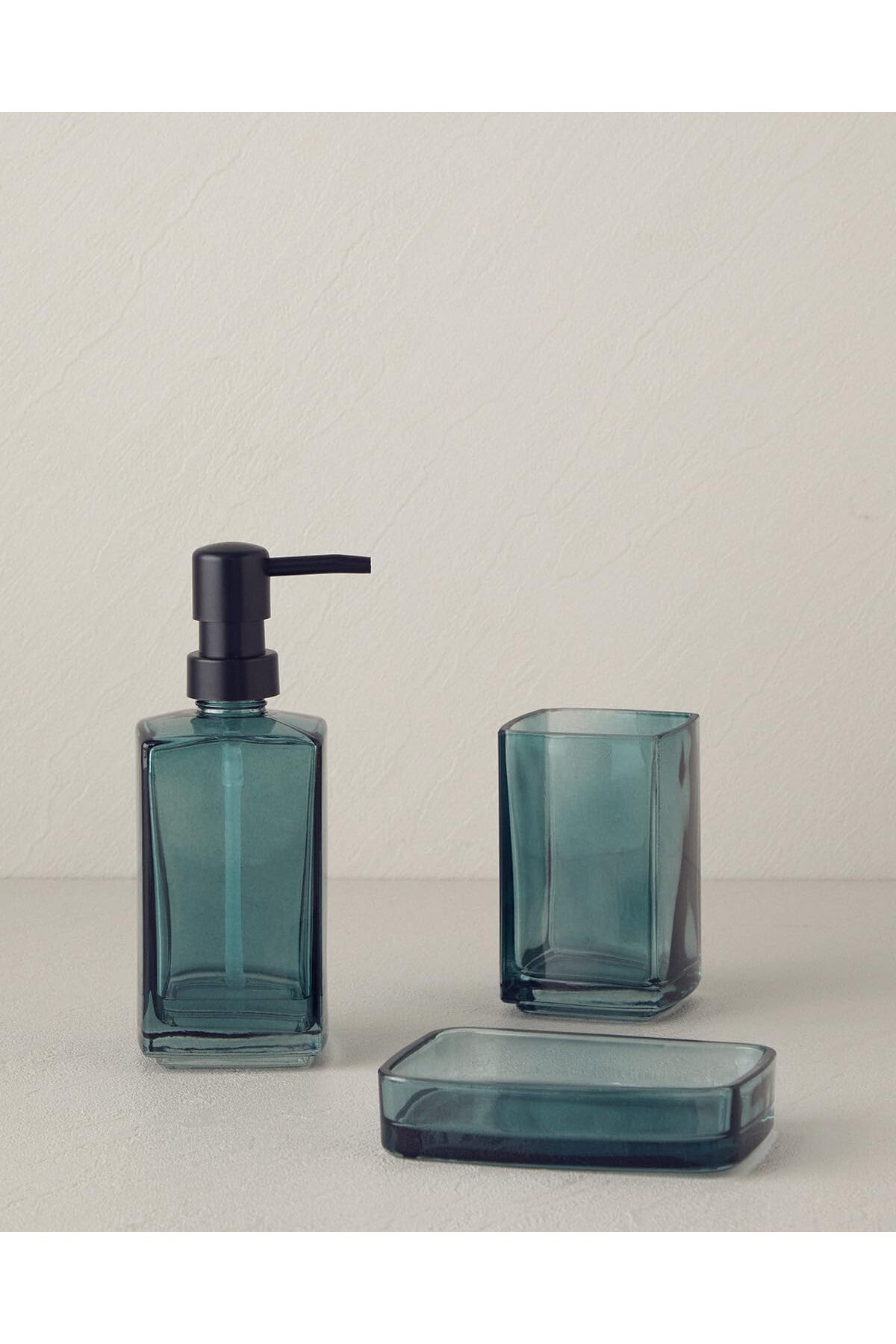 yenibagshop Home Gloria Cam Banyo Seti Mint
