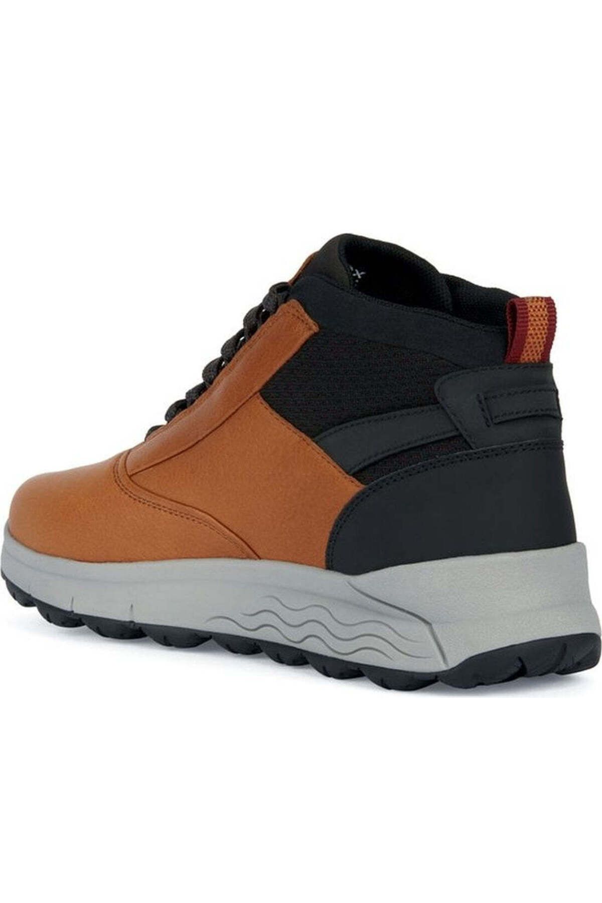 Geox-Orange Booties Mens Shoes 4