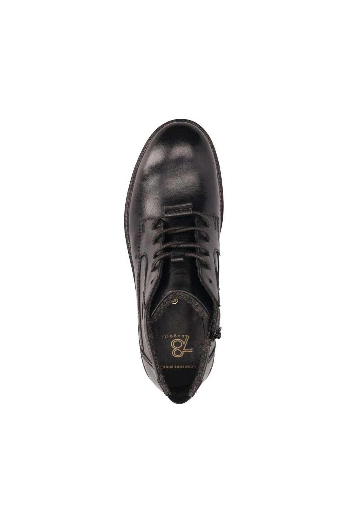 BUGATTI-Black Booties Mens Shoes 6