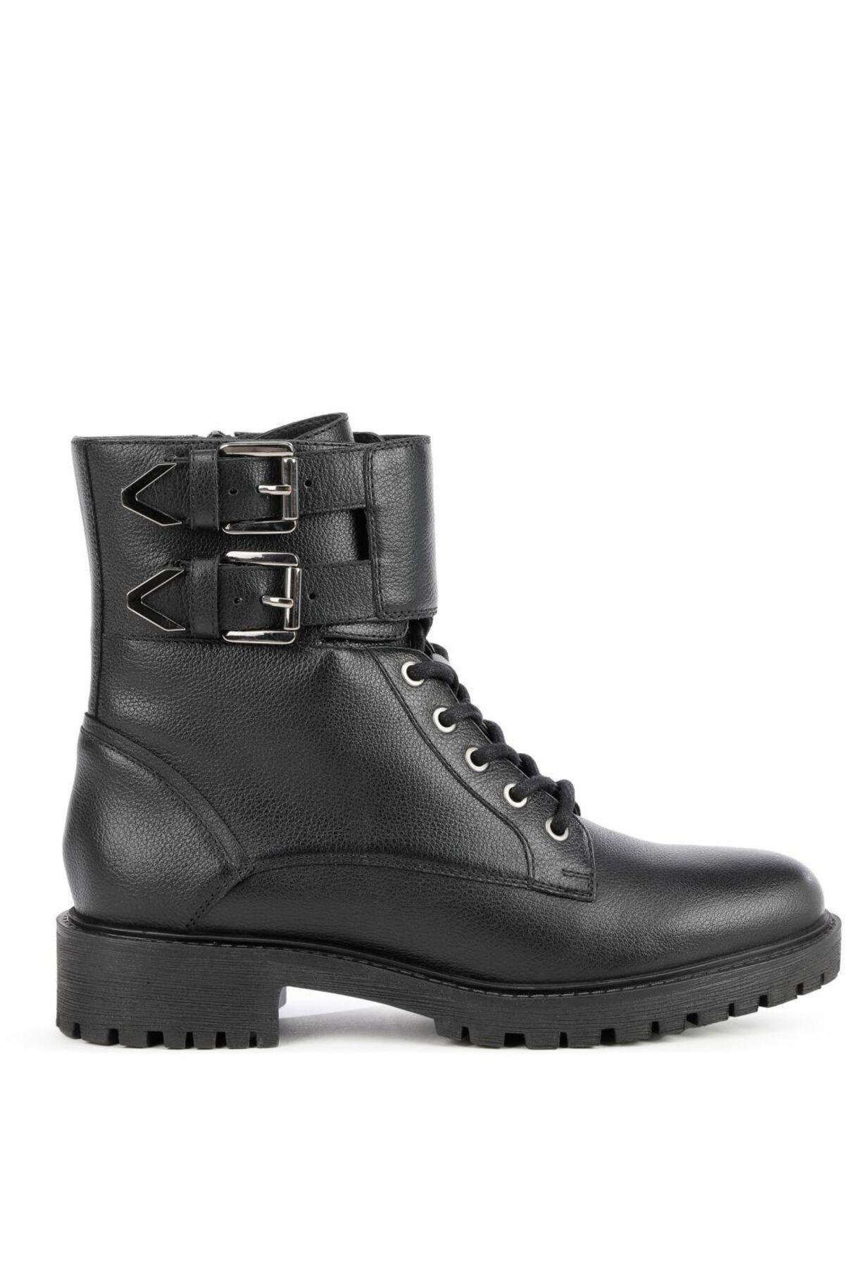 Geox Cizme Negre Pantofi Dama Femeie - 37