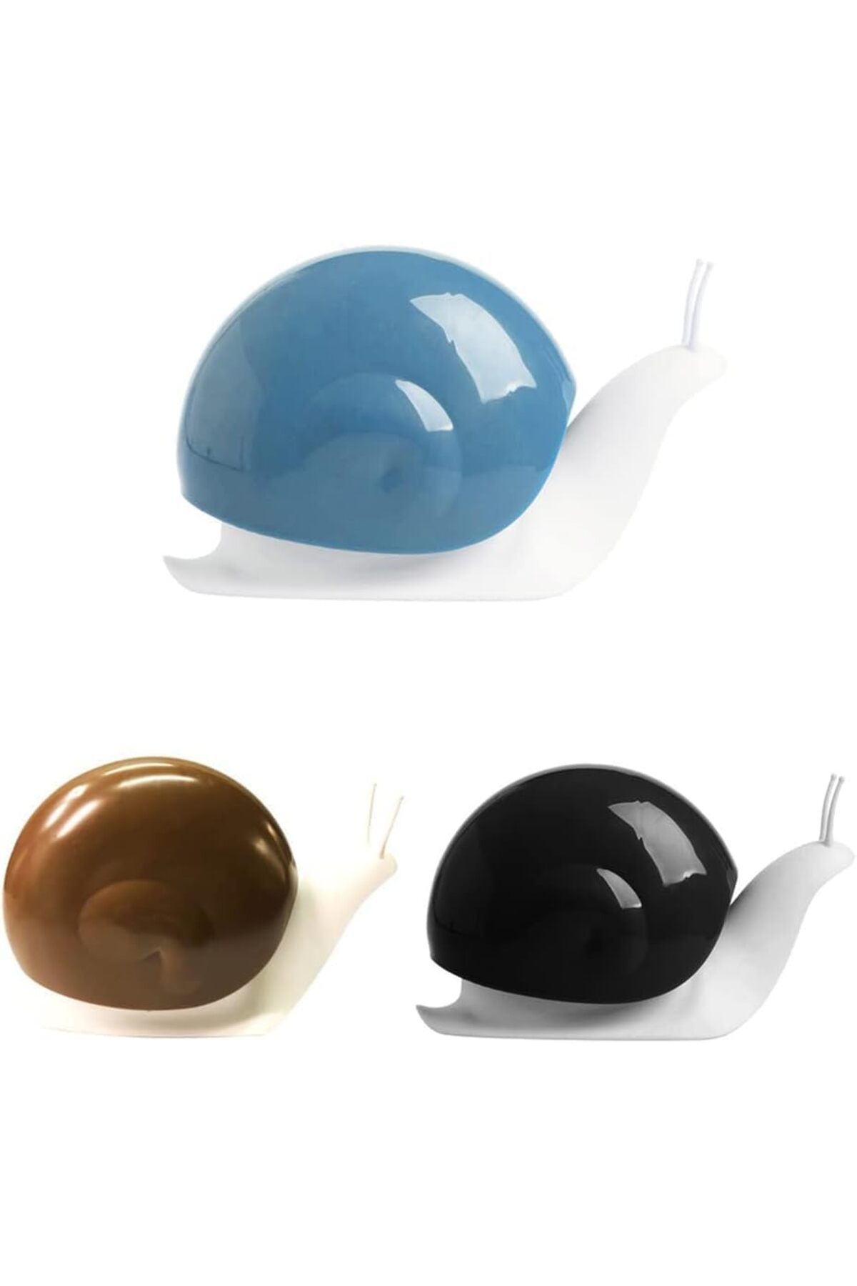 STOREMAX lvnmblya Sevimli Salyangoz Şeklinde Sıvı Sabunluk, Plastik, Çok Renkli, 11 cm Yükseklik, 16 cm