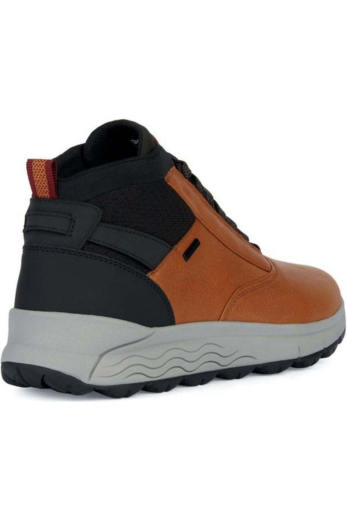 Geox-Orange Booties Mens Shoes 3