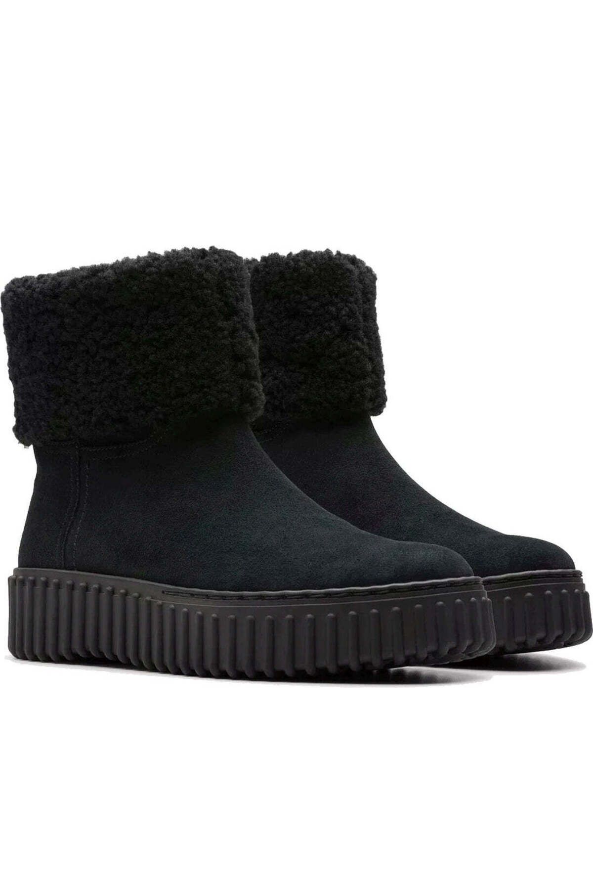 CLARKS Cizme Negre Pantofi Dama Femeie - 39
